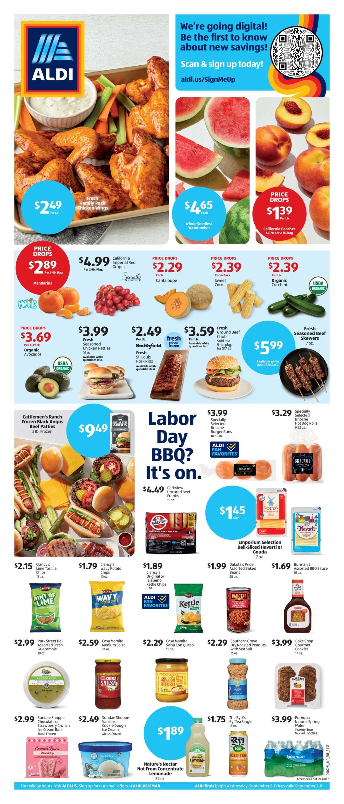 ALDI (Bethany Beach Area, DE) Weekly Ad September 2 - 8, 2026