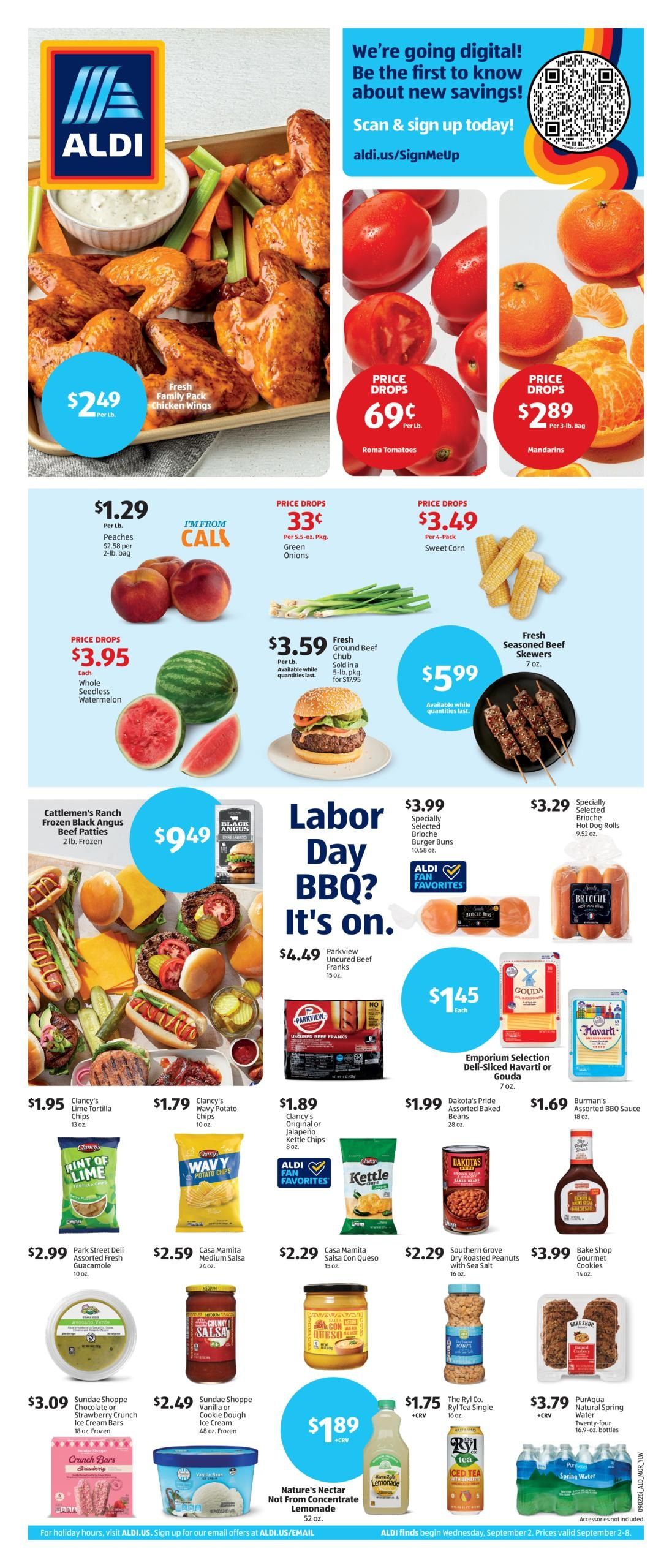 ALDI (Beverly Hills Area, CA) Weekly Ad September 2 - 8, 2026