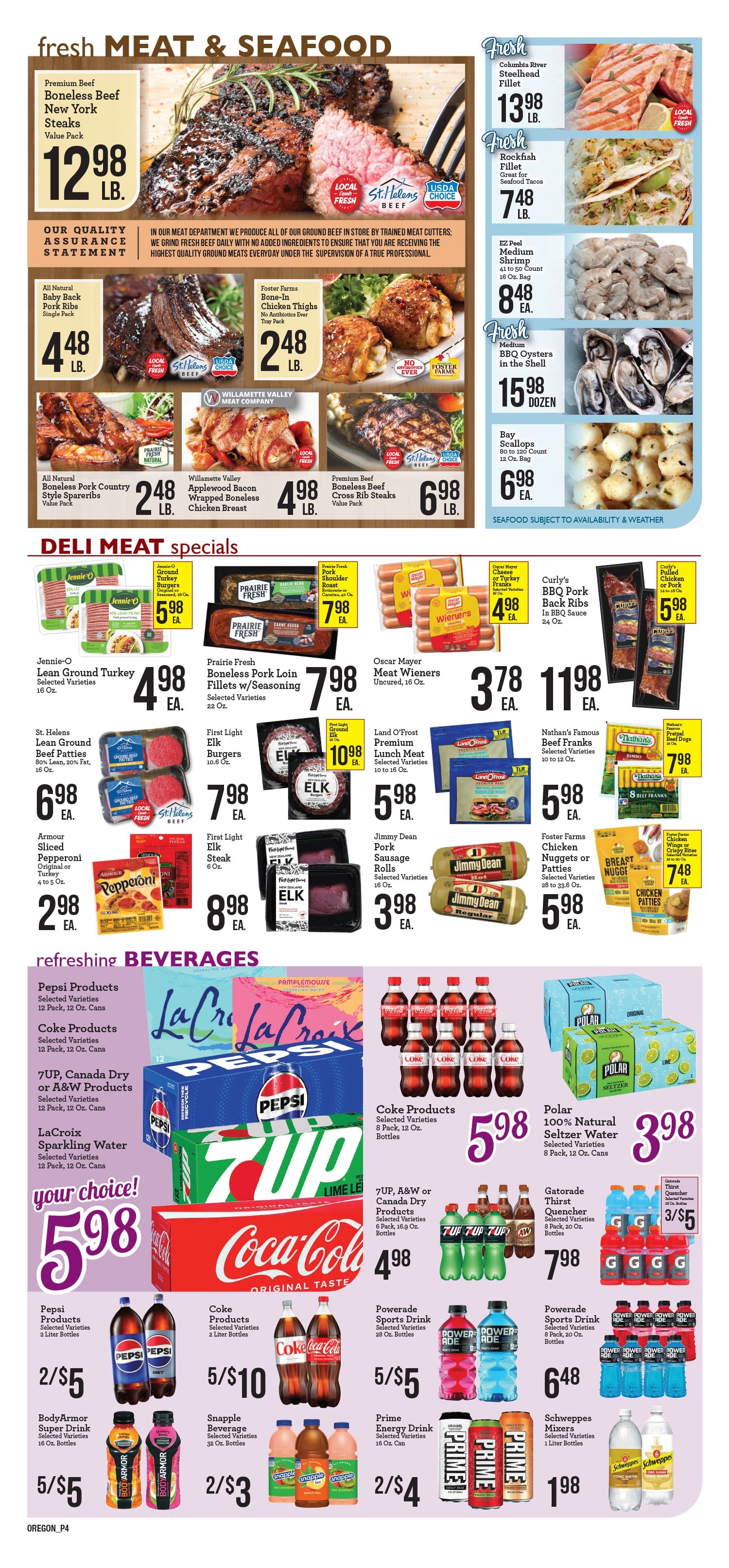 A & J Select Market Weekly Ad September 2 - 8, 2026
