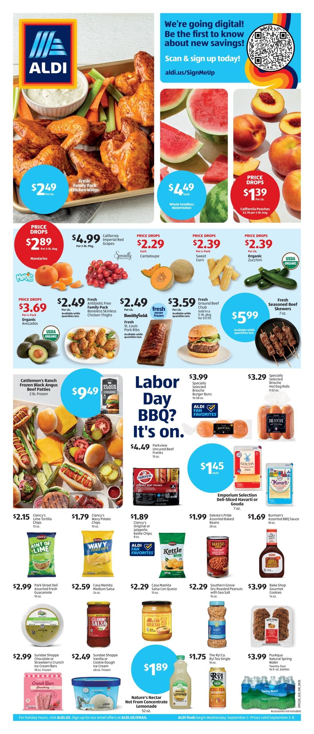 ALDI (Altamonte Springs Area, FL) Weekly Ad September 2 - 8, 2026