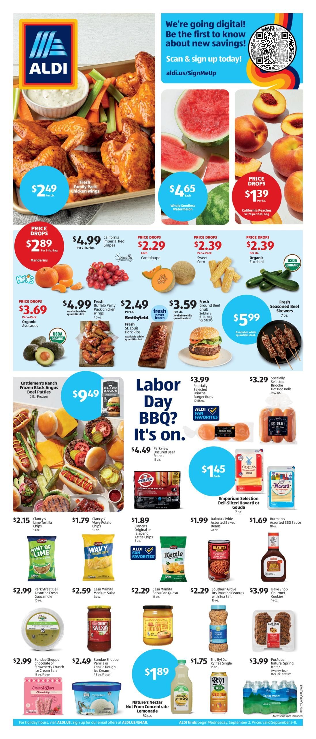 ALDI (Hammond Area, IN) Weekly Ad September 2 - 8, 2026