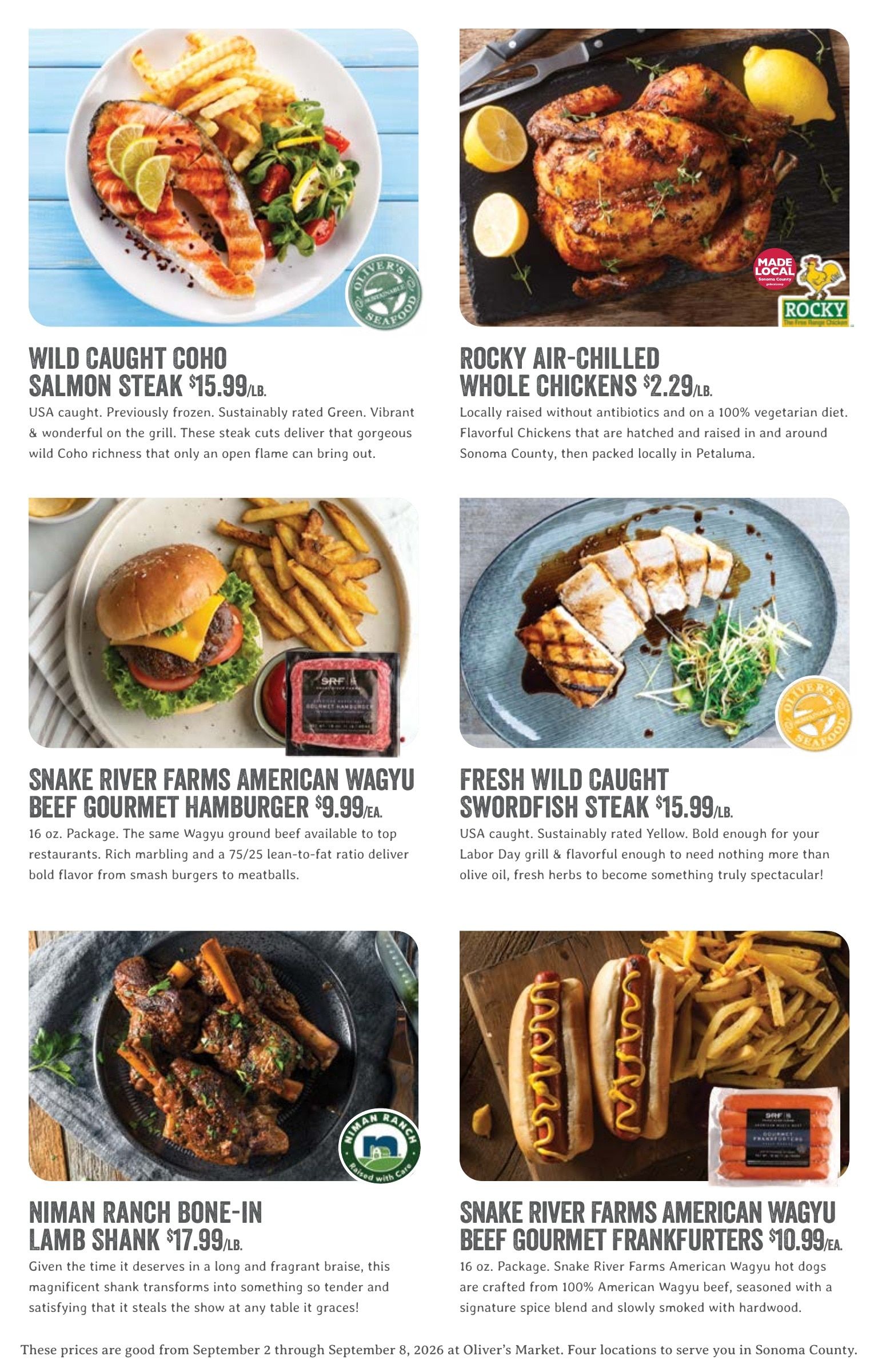 Oliver's Market Weekly Ad September 2 - 8, 2026
