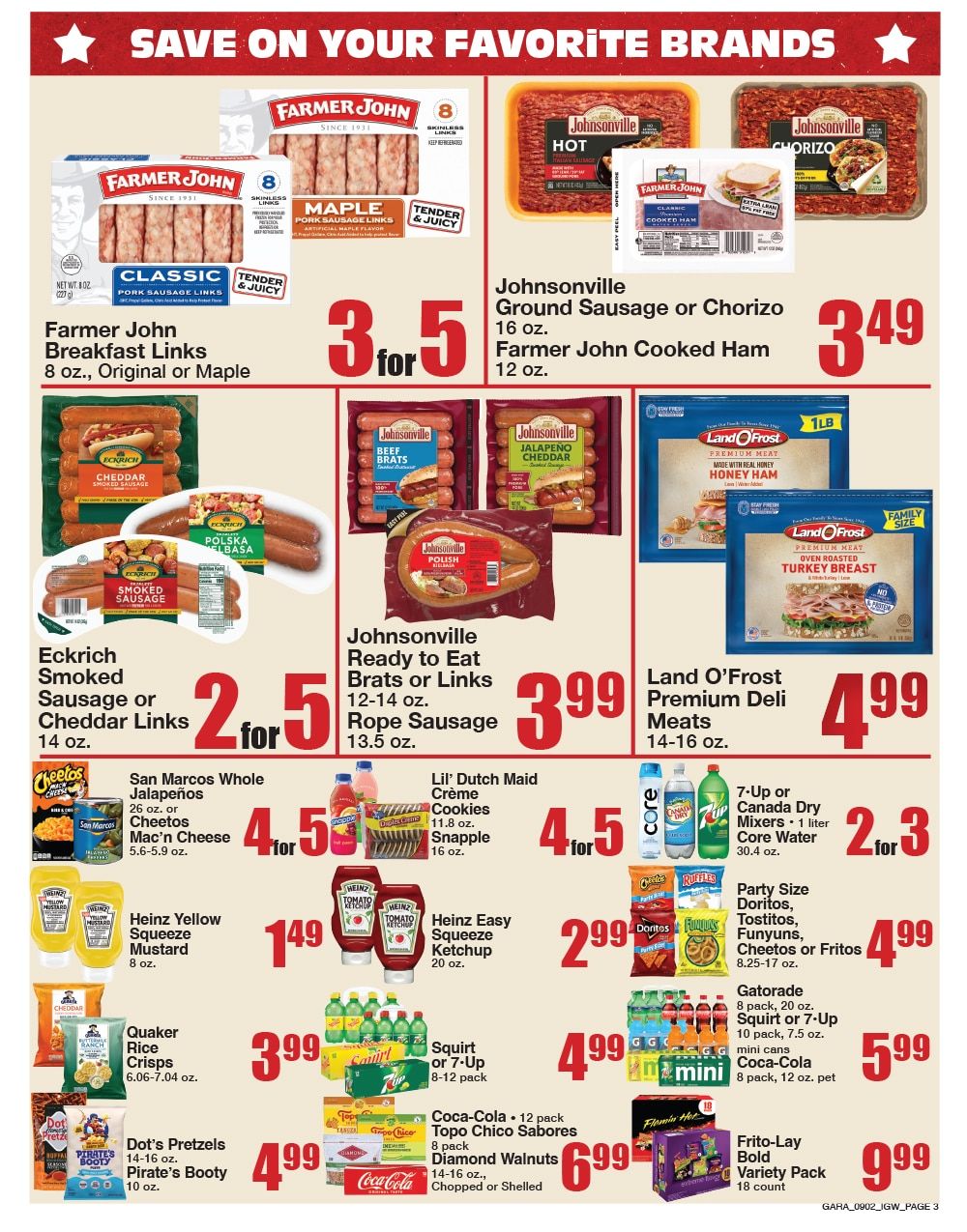 Garrett's IGA Weekly Ad September 2 - 8, 2026
