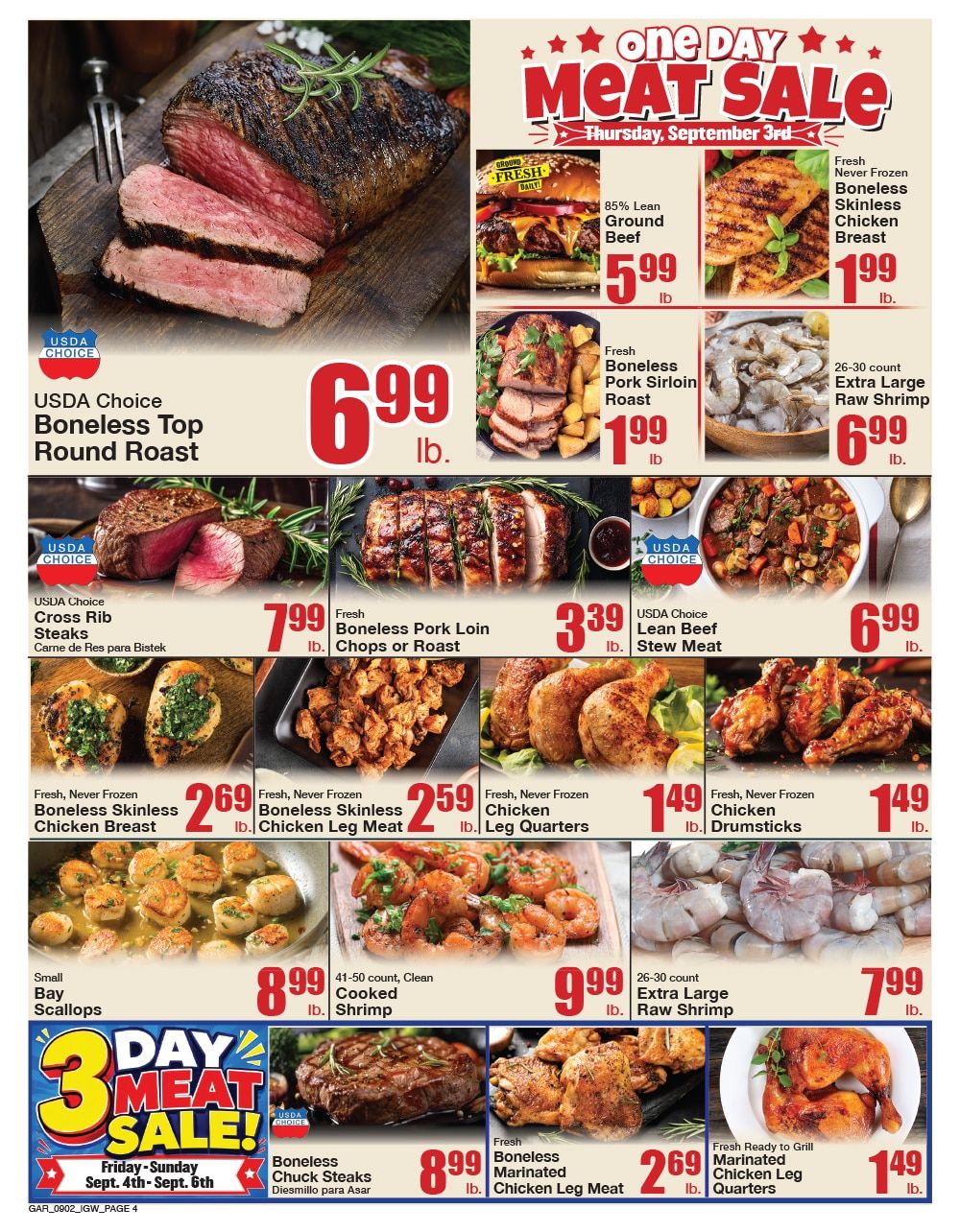 Garrett's IGA Weekly Ad September 2 - 8, 2026