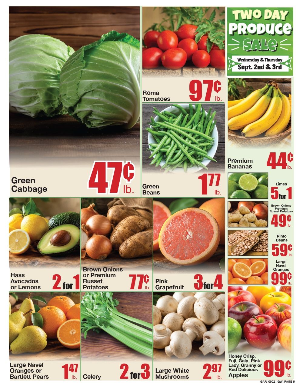 Garrett's IGA Weekly Ad September 2 - 8, 2026
