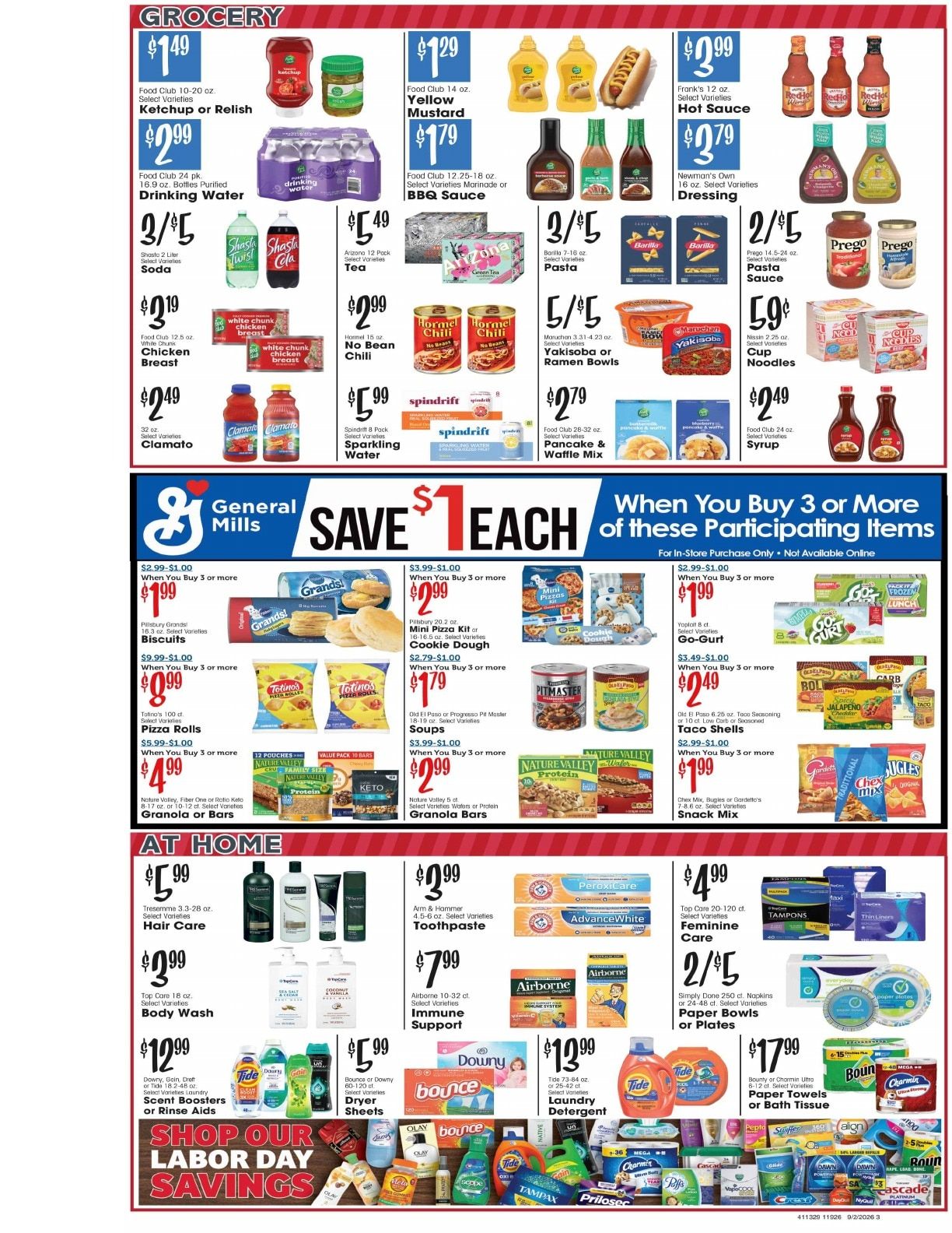 Burney's Weekly Ad September 2 - 8, 2026