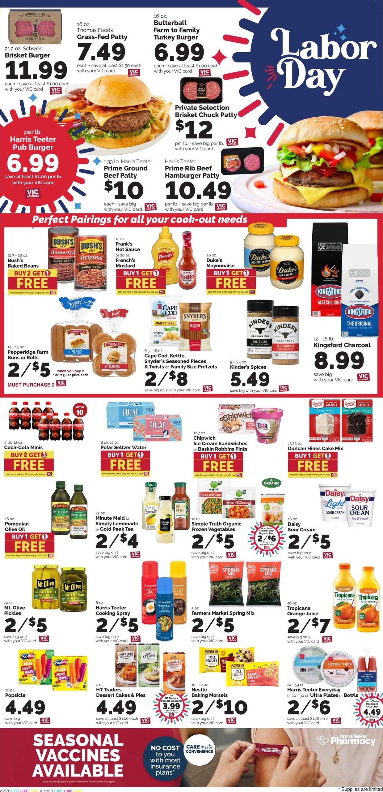 Harris Teeter (Bethany Beach Area, DE) Weekly Ad September 2 - 8, 2026