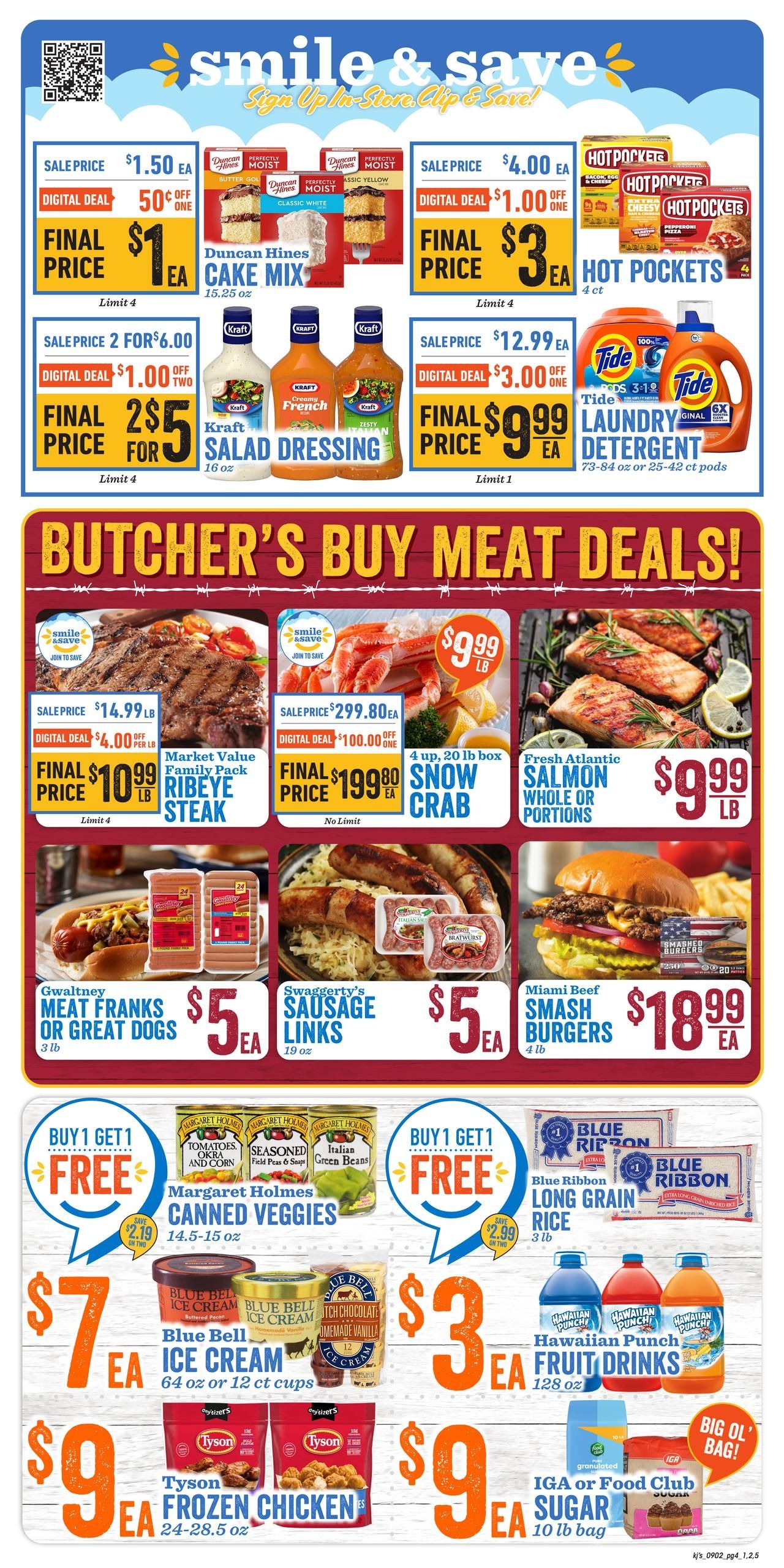 Kj’s Market (Augusta Area, GA) Weekly Ad September 2 - 8, 2026