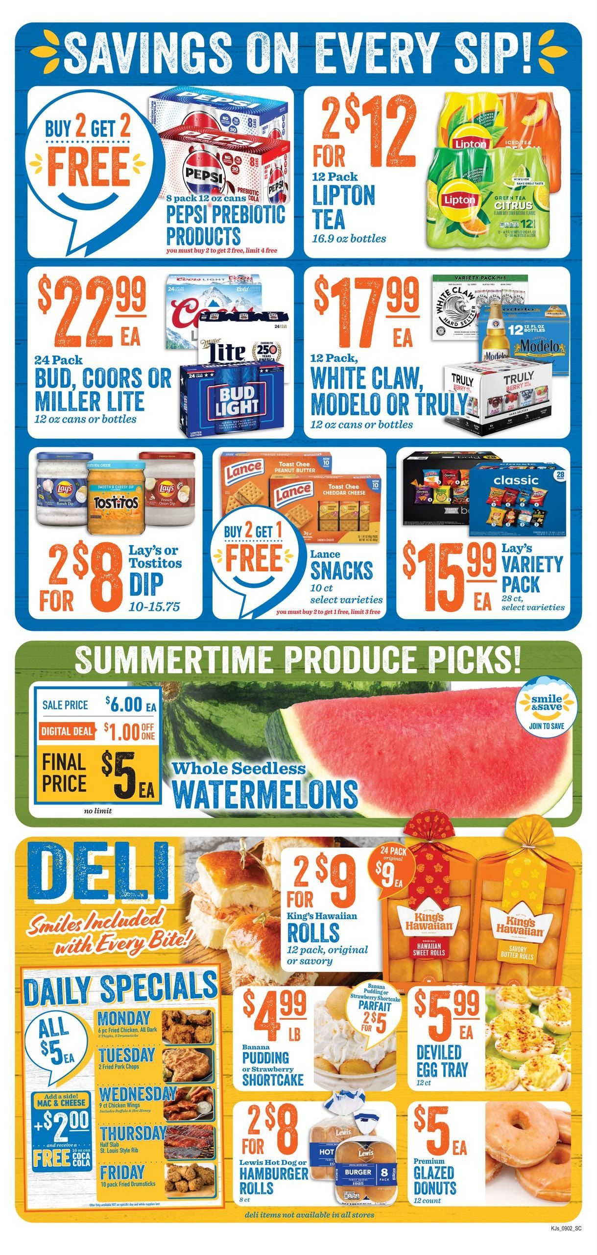 Kj’s Market (Augusta Area, GA) Weekly Ad September 2 - 8, 2026