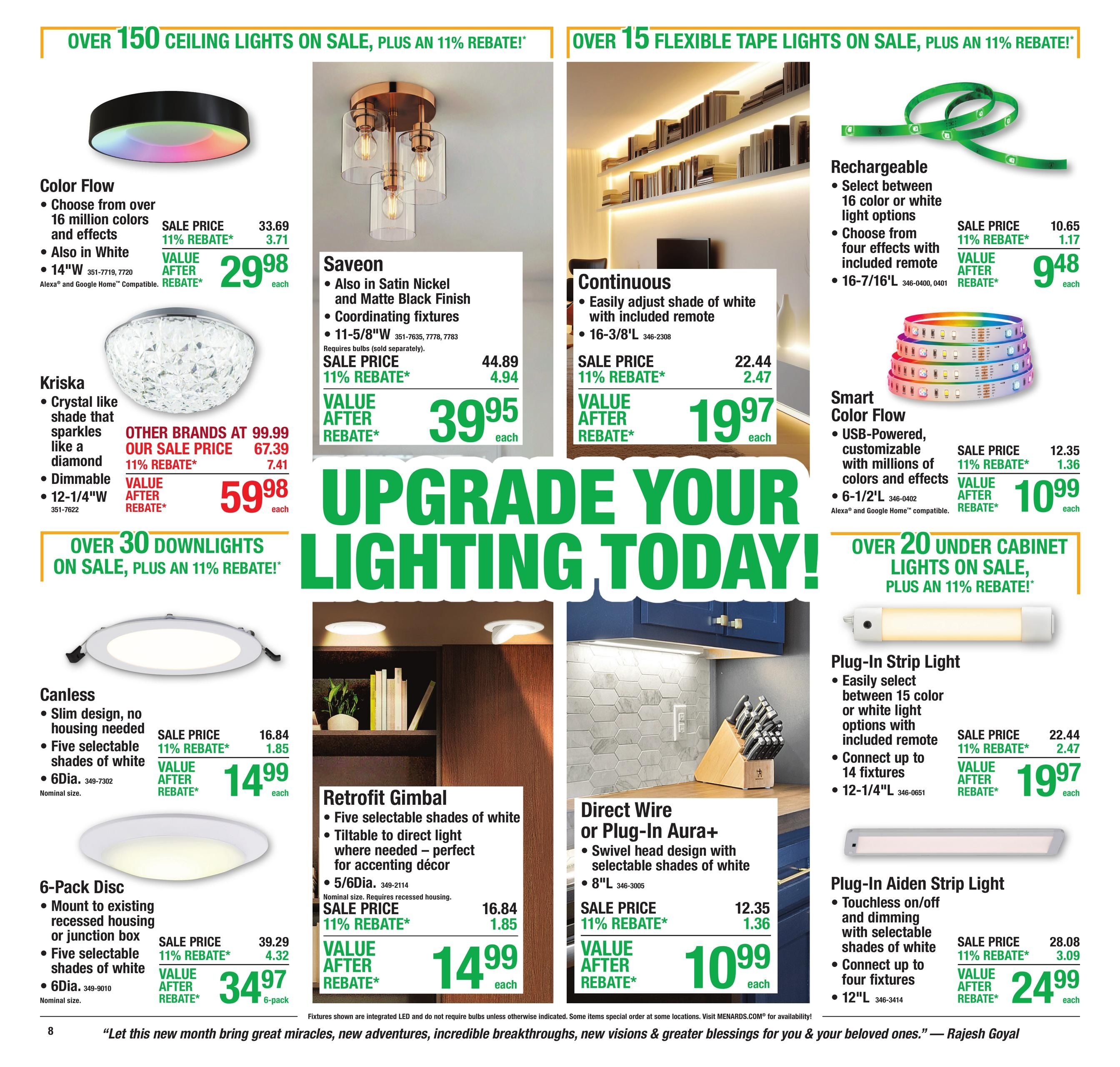 Menards (Algonquin Area, IL) 11% Rebate Sale Weekly Ad September 2 - 13, 2026