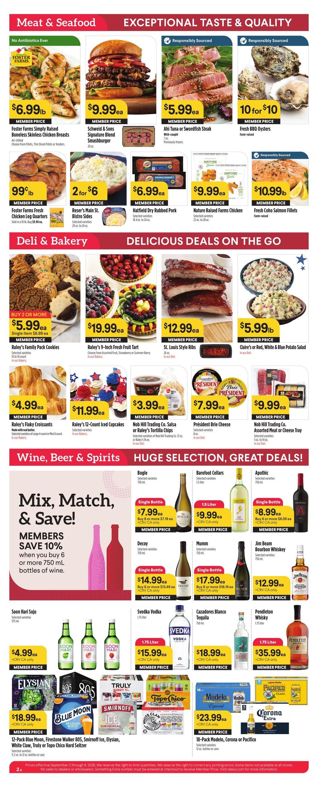 Raley's Weekly Ad September 2 - 8, 2026