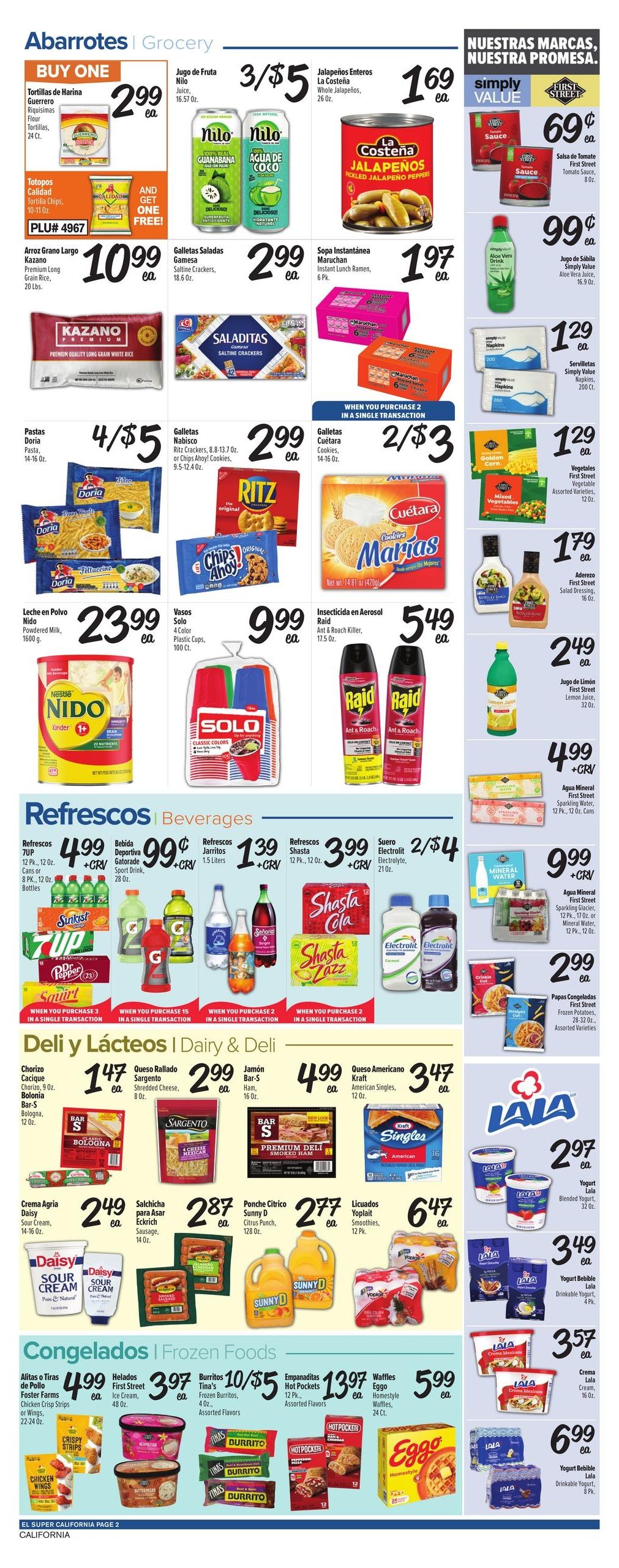 El Super (Alhambra Area, CA) Weekly Ad September 2 - 8, 2026