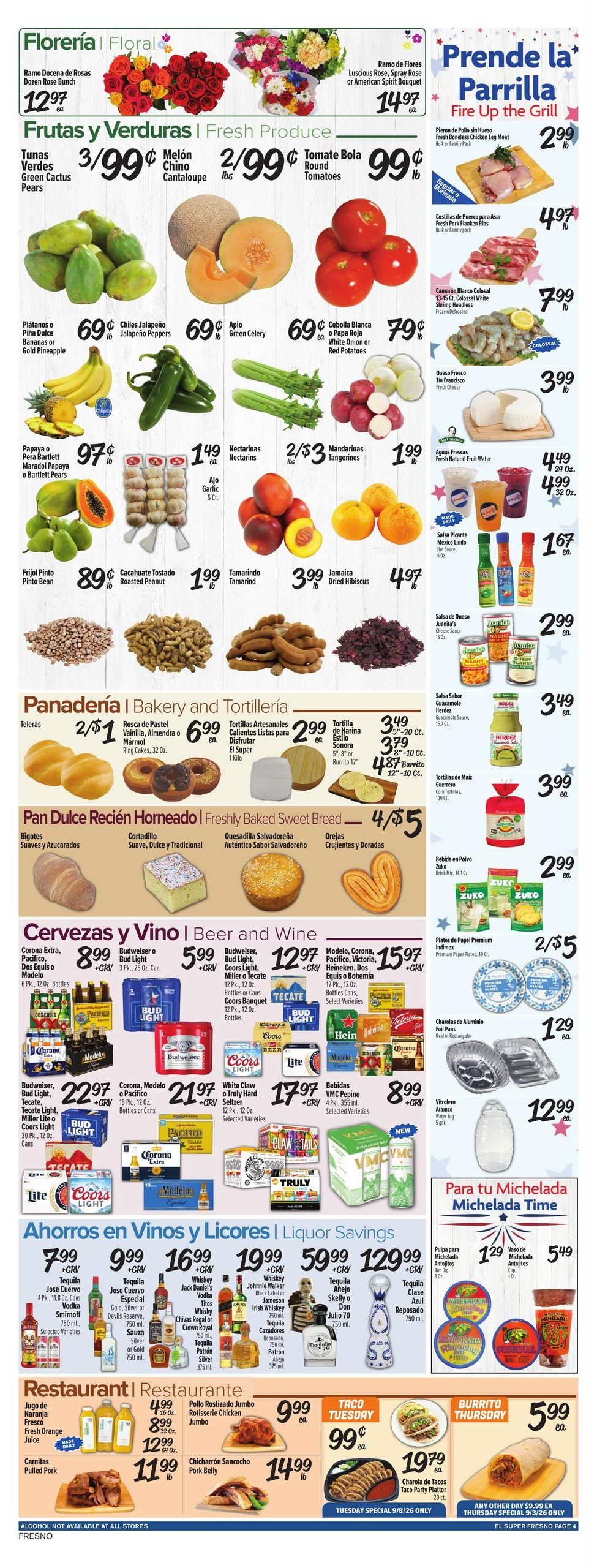 El Super (Clovis-Fresno Area, CA) Weekly Ad September 2 - 8, 2026
