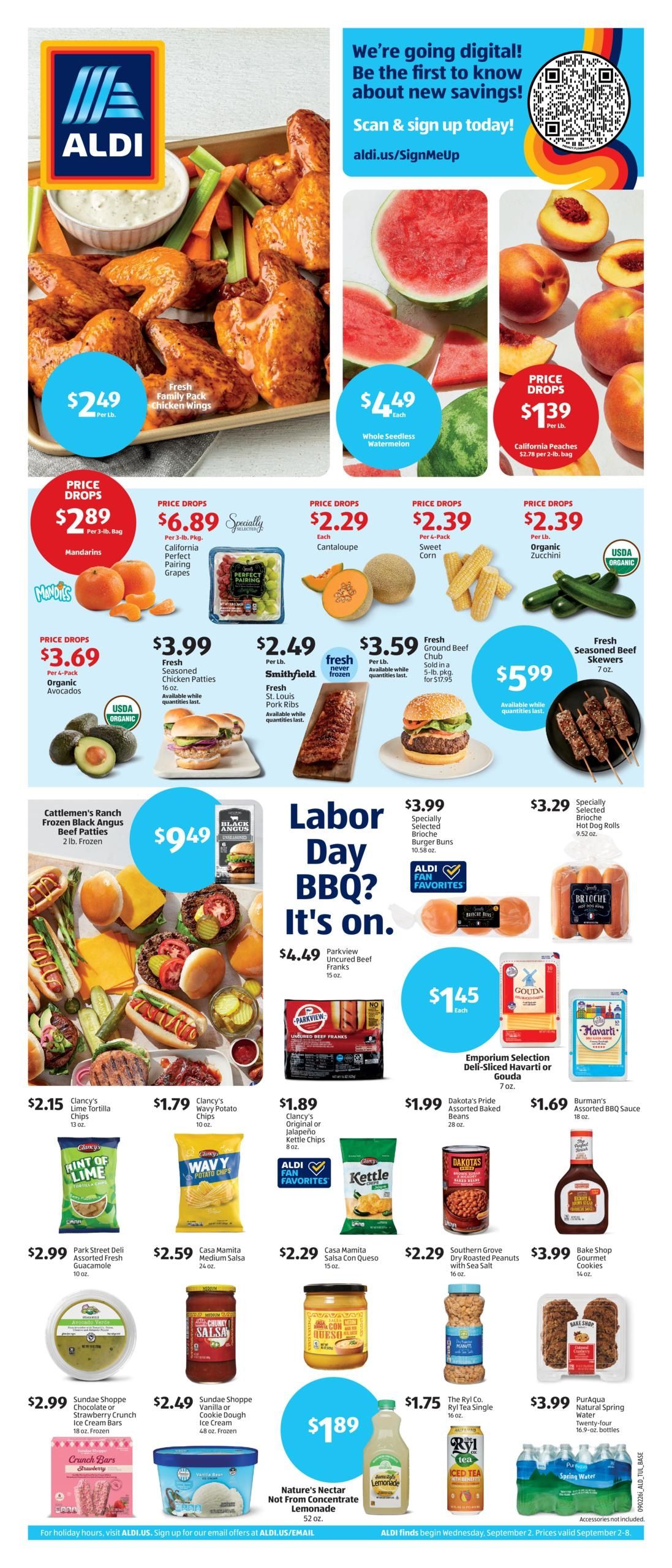 ALDI (Bible School Park Area, NY) Weekly Ad September 2 - 8, 2026