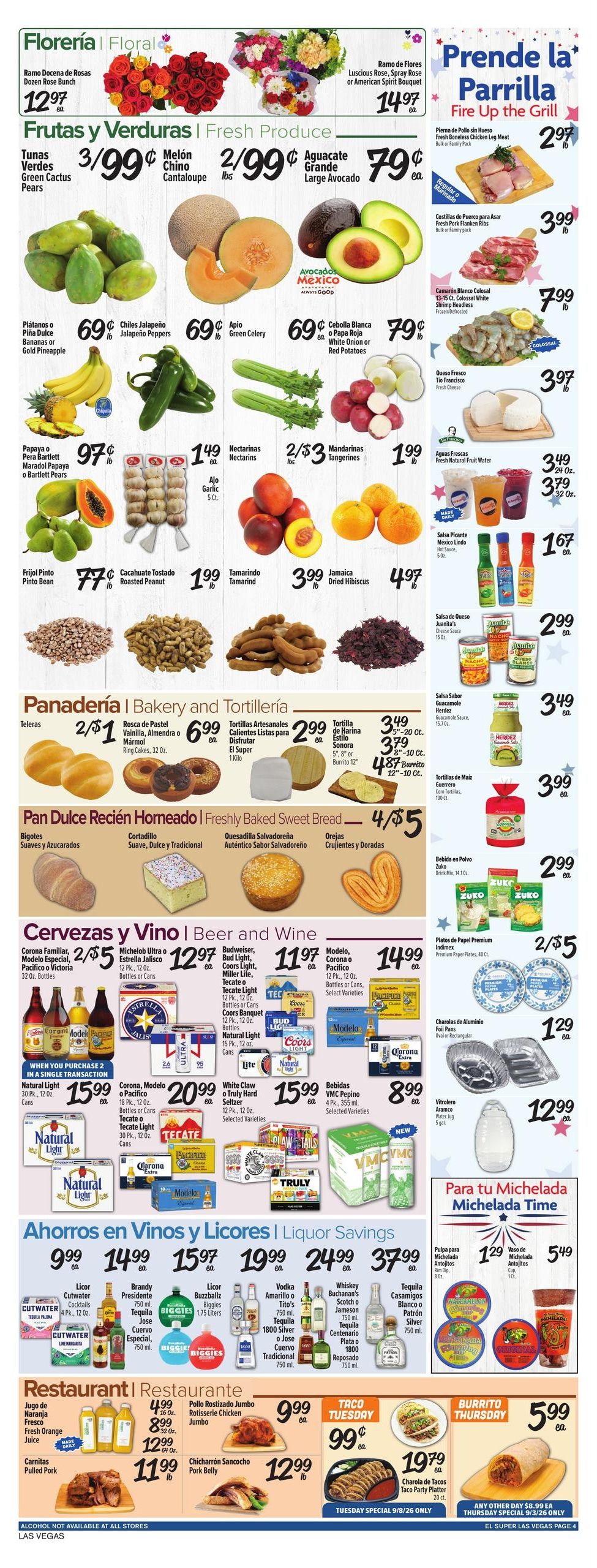 El Super (Boulder City Area, NV) Weekly Ad September 2 - 8, 2026