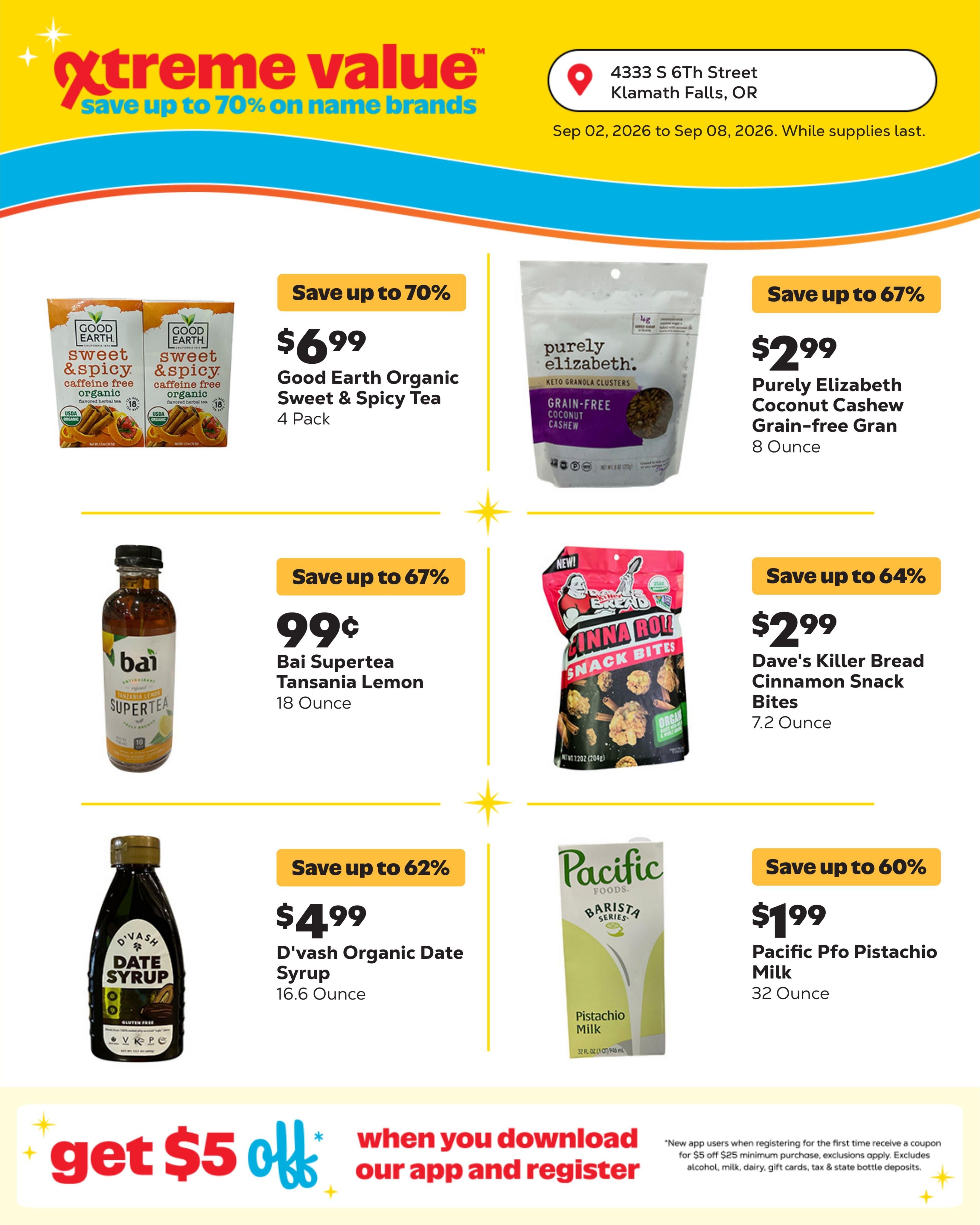 Grocery Outlet (Klamath Falls Area, OR) Weekly Ad September 2 - 8, 2026