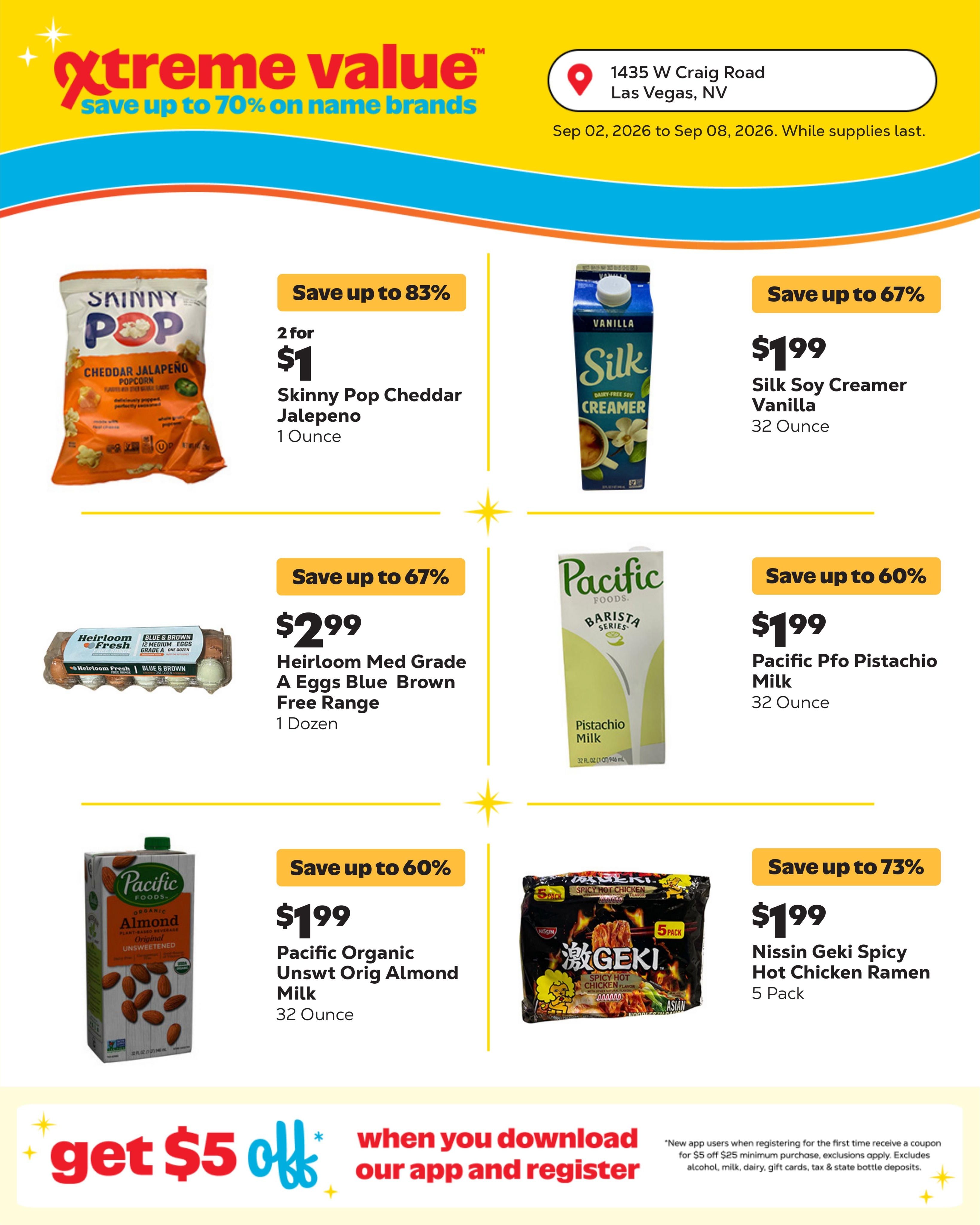 Grocery Outlet (Las Vegas-North Las Vegas Area, NV) Weekly Ad September 2 - 8, 2026