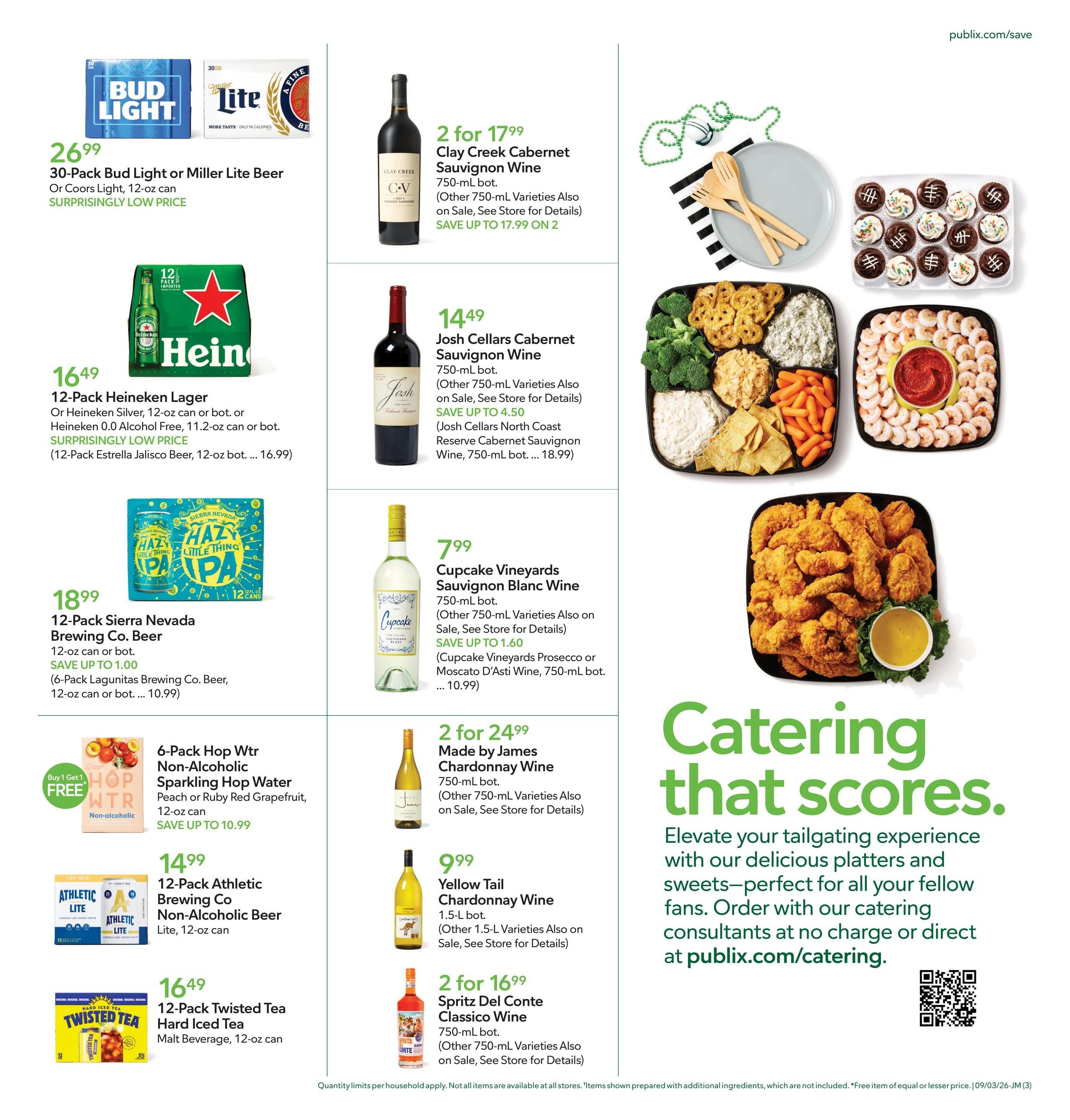 Publix (Alapaha Area, GA) Weekly Ad September 2 - 8, 2026