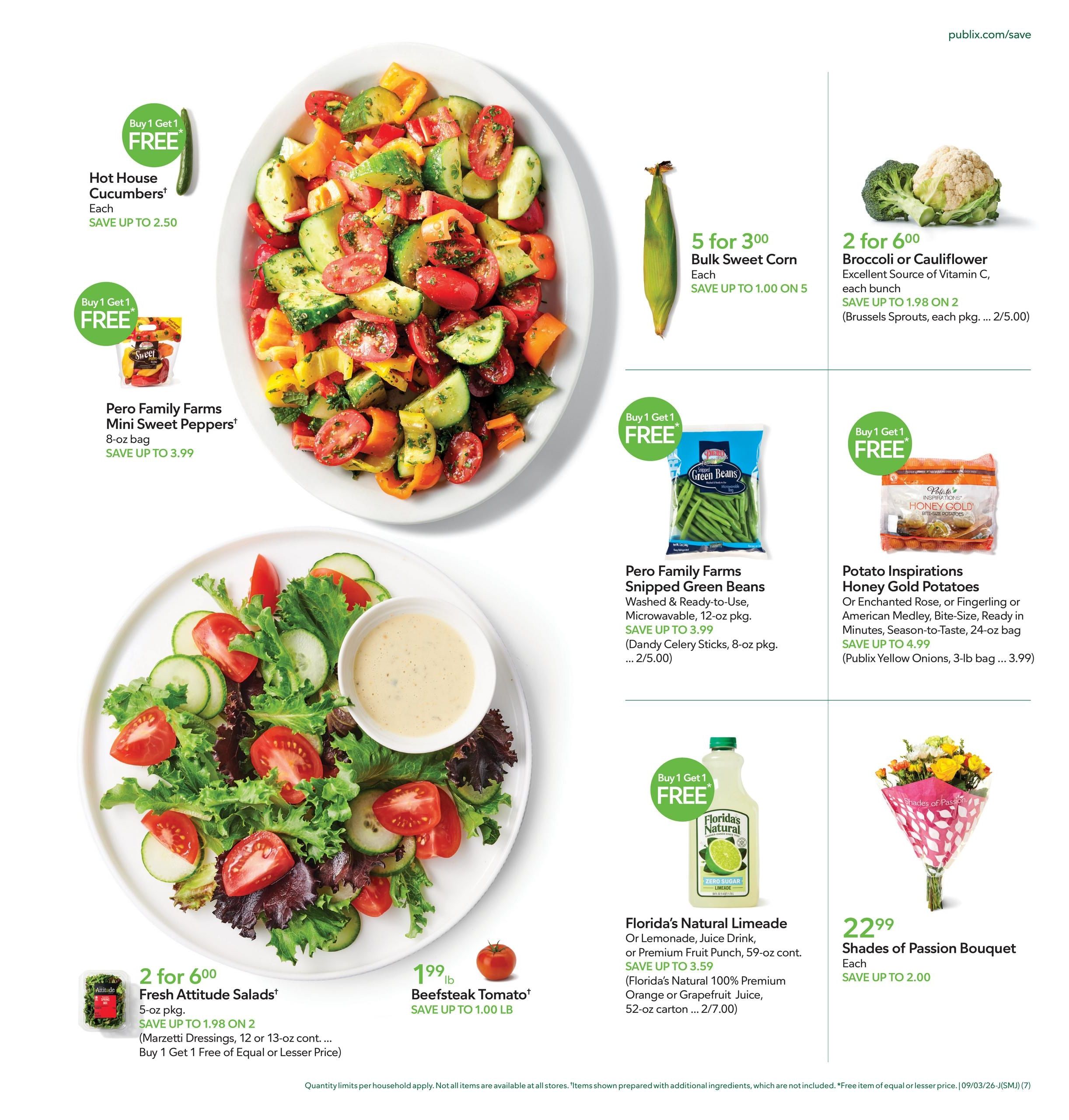 Publix (Alapaha Area, GA) Weekly Ad September 2 - 8, 2026