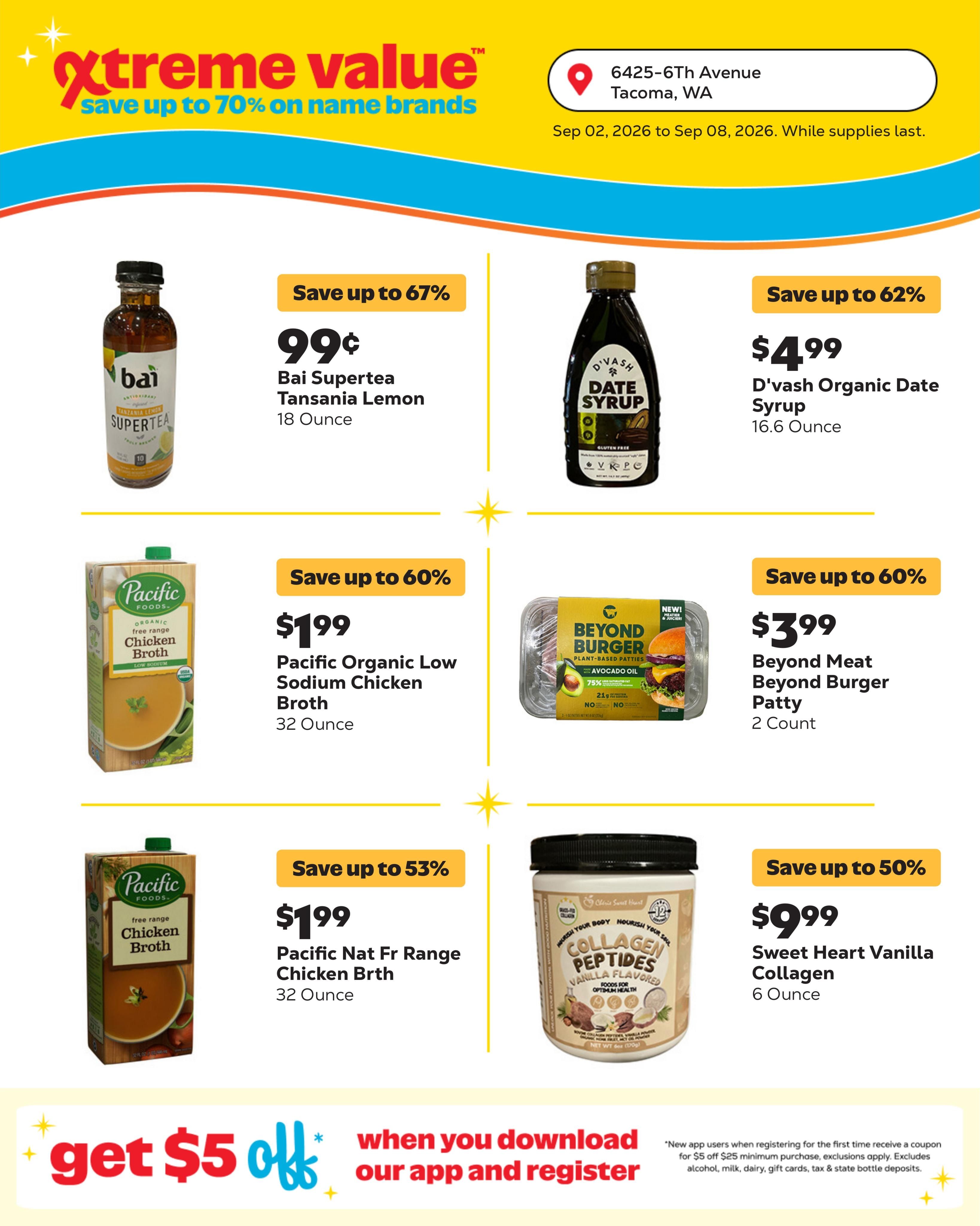 Grocery Outlet (Tacoma Area, WA) Weekly Ad September 2 - 8, 2026