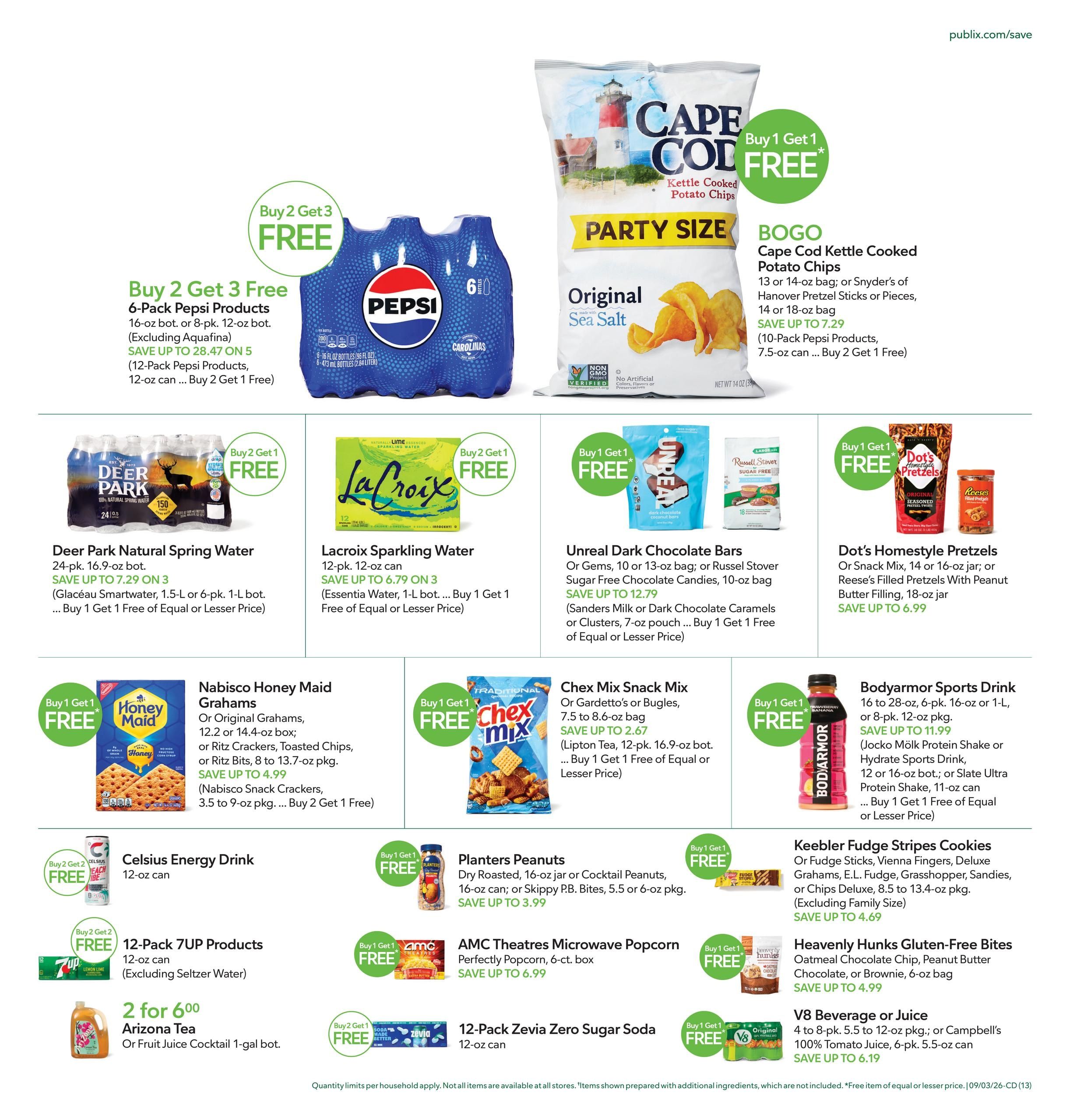 Publix (Cary Area, NC) Weekly Ad September 2 - 8, 2026