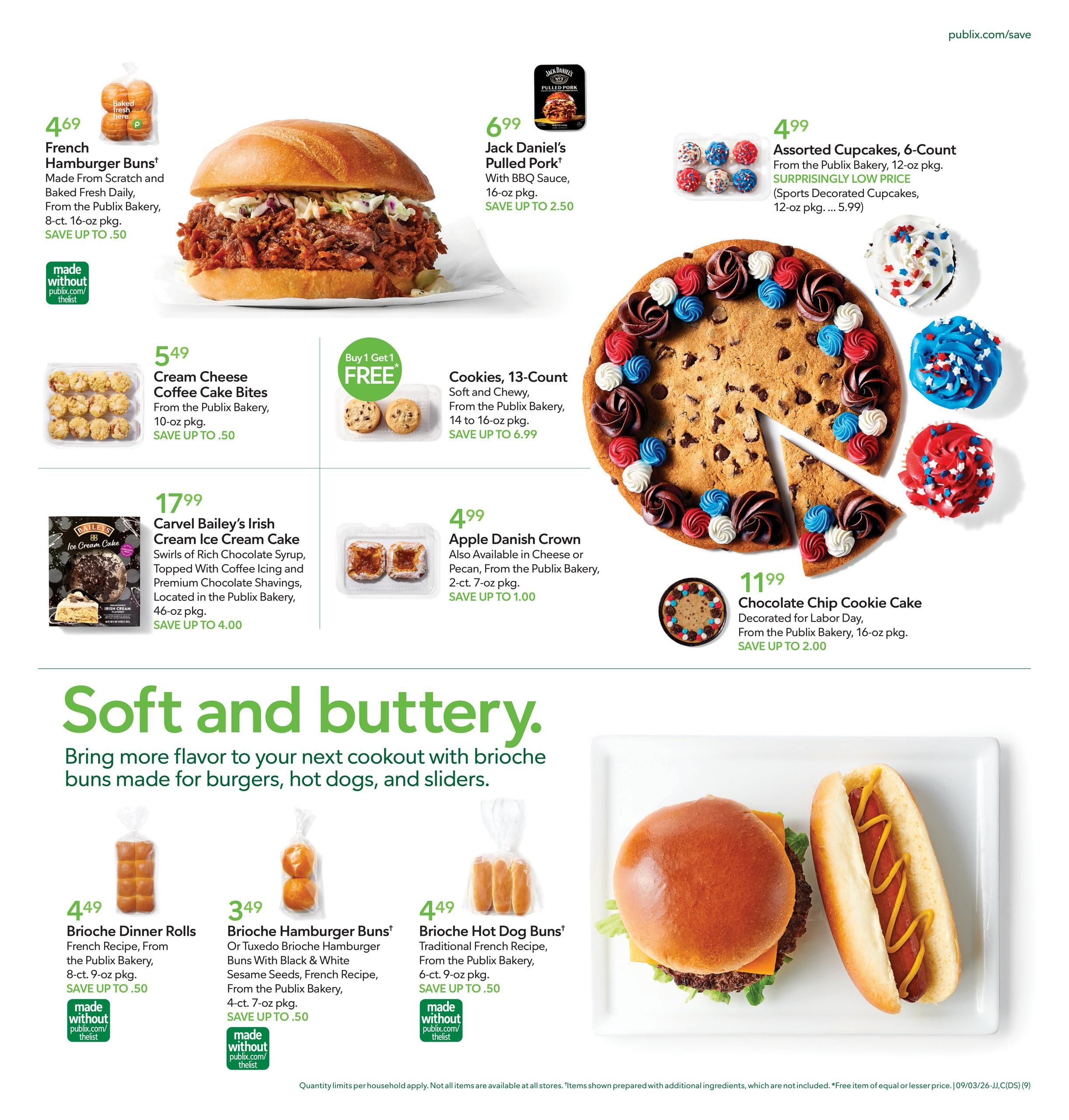 Publix (Cary Area, NC) Weekly Ad September 2 - 8, 2026