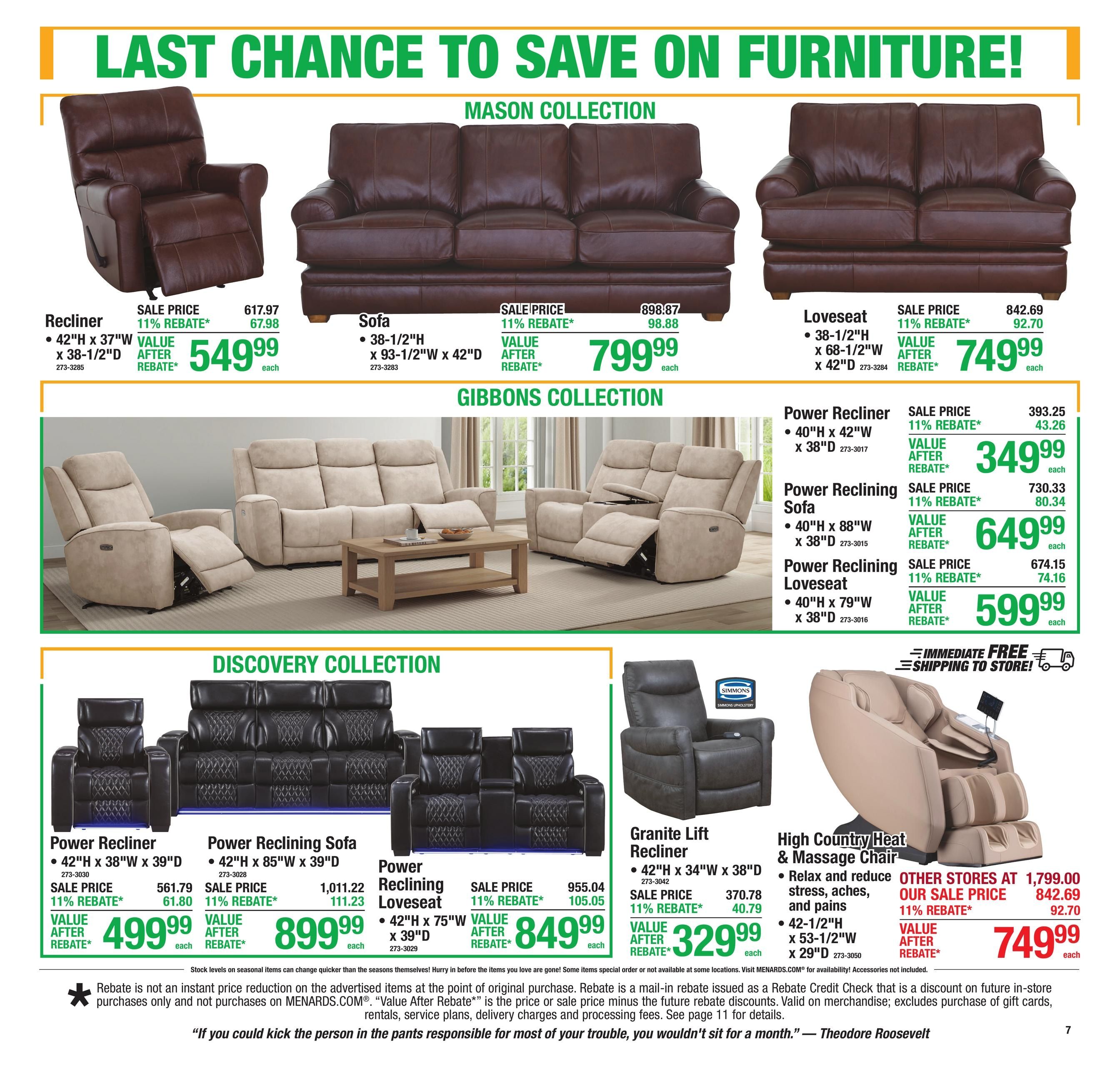 Menards (Altamont Area, IL) 11% Rebate Sale Weekly Ad September 2 - 13, 2026