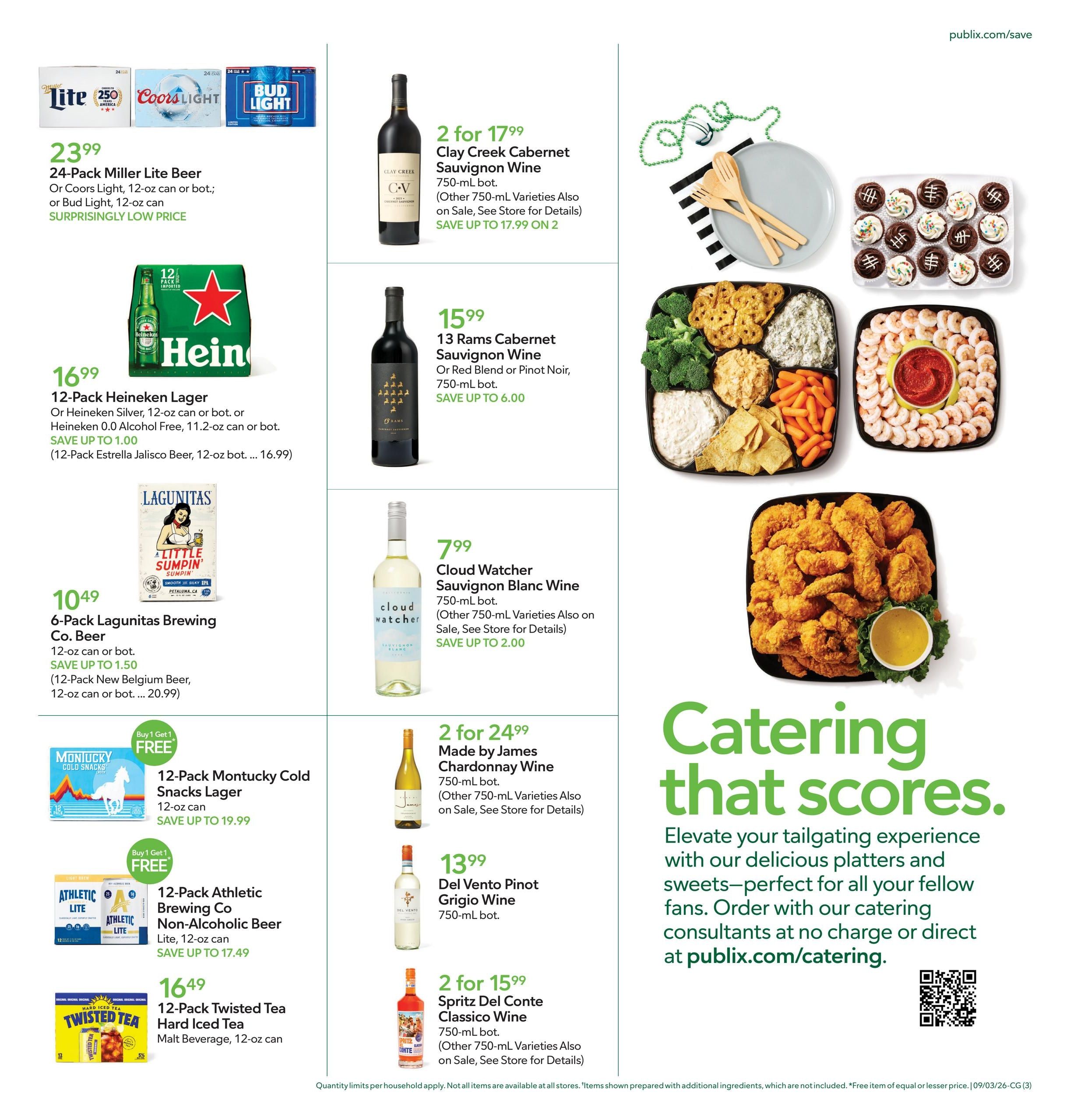 Publix (Columbia Area, SC) Weekly Ad September 2 - 8, 2026