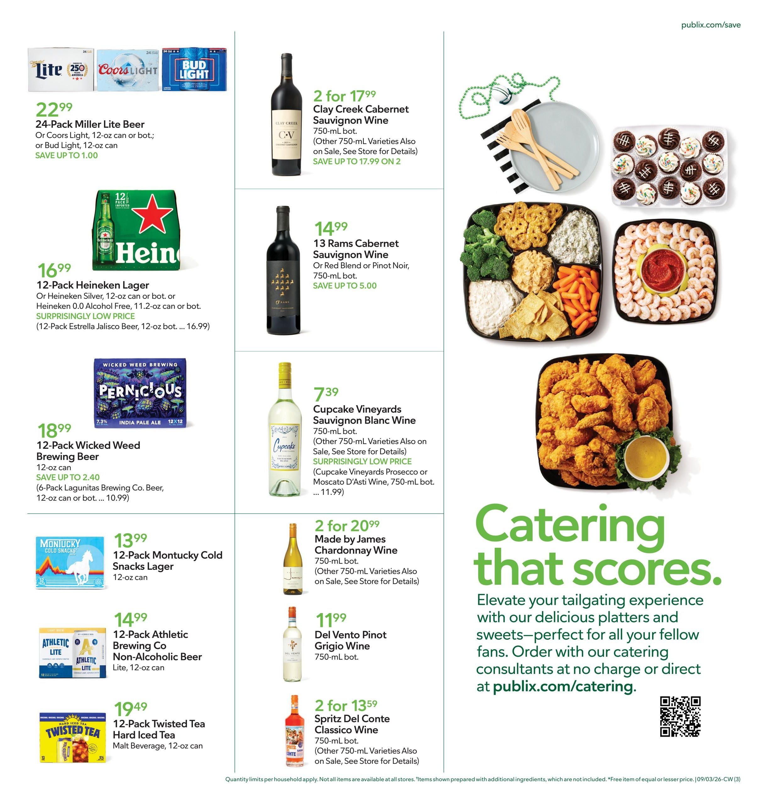 Publix (Blanch Area, NC) Weekly Ad September 2 - 8, 2026
