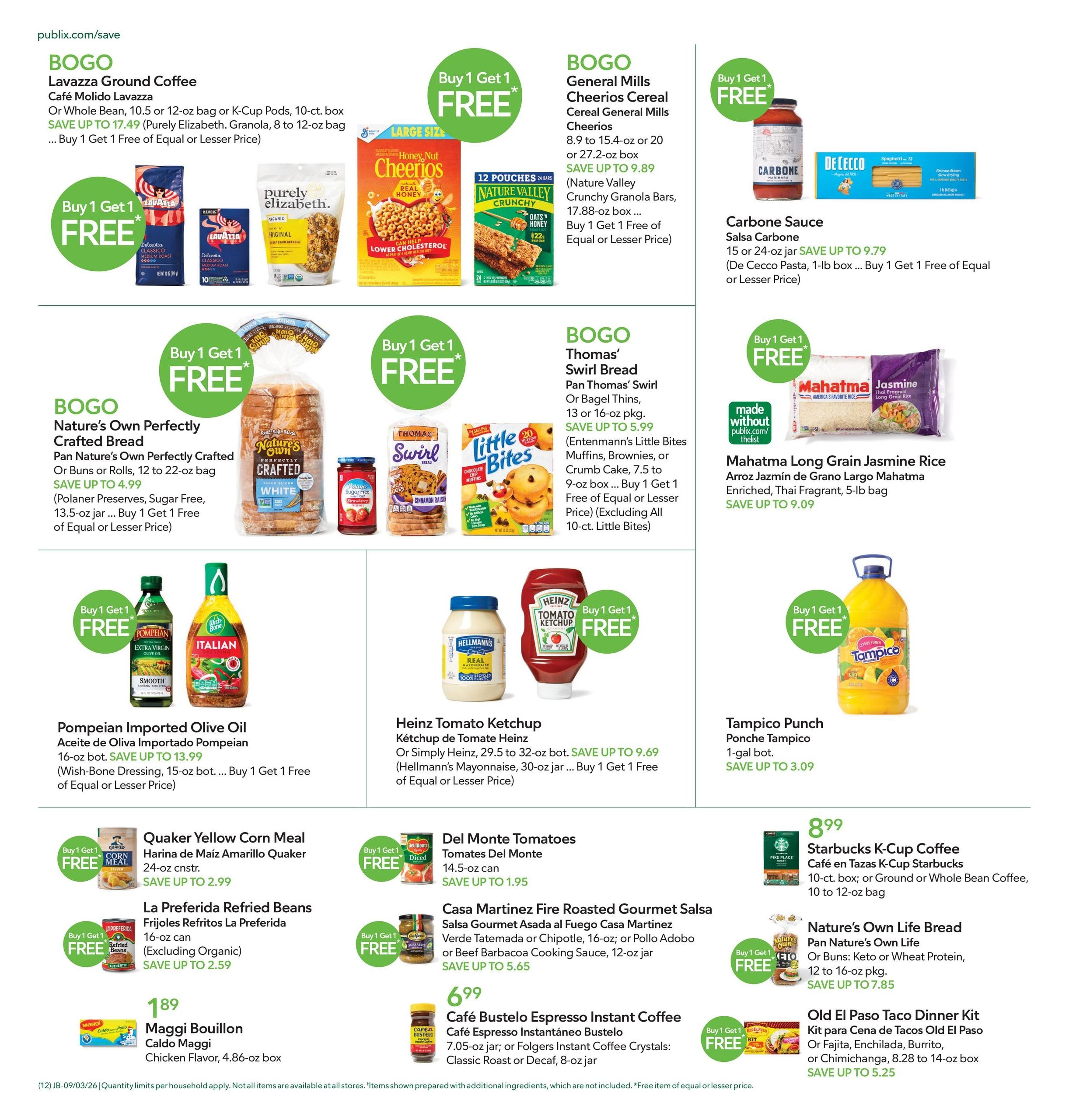 Publix (Savannah Area, GA) Anuncio Semanal Español Weekly Ad September 2 - 8, 2026
