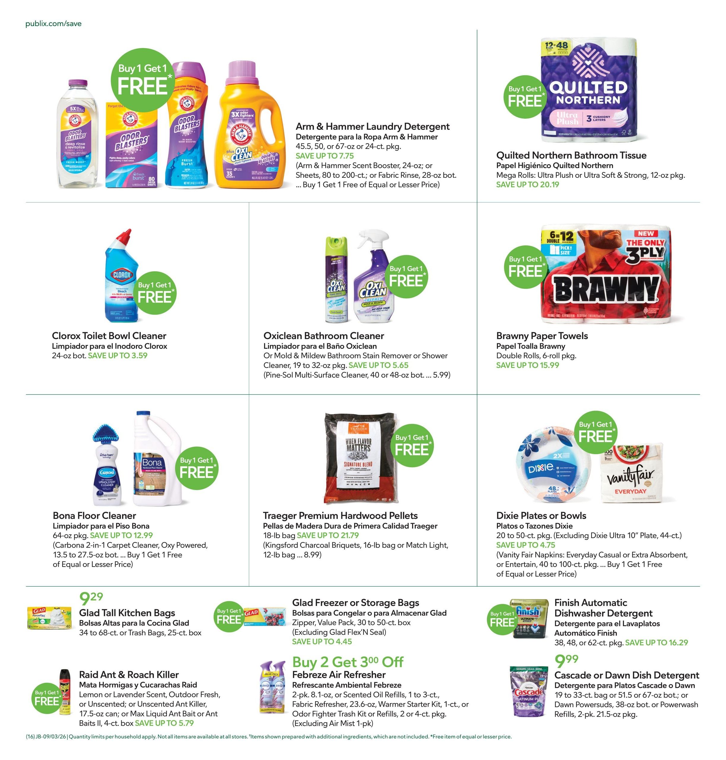 Publix (Savannah Area, GA) Anuncio Semanal Español Weekly Ad September 2 - 8, 2026