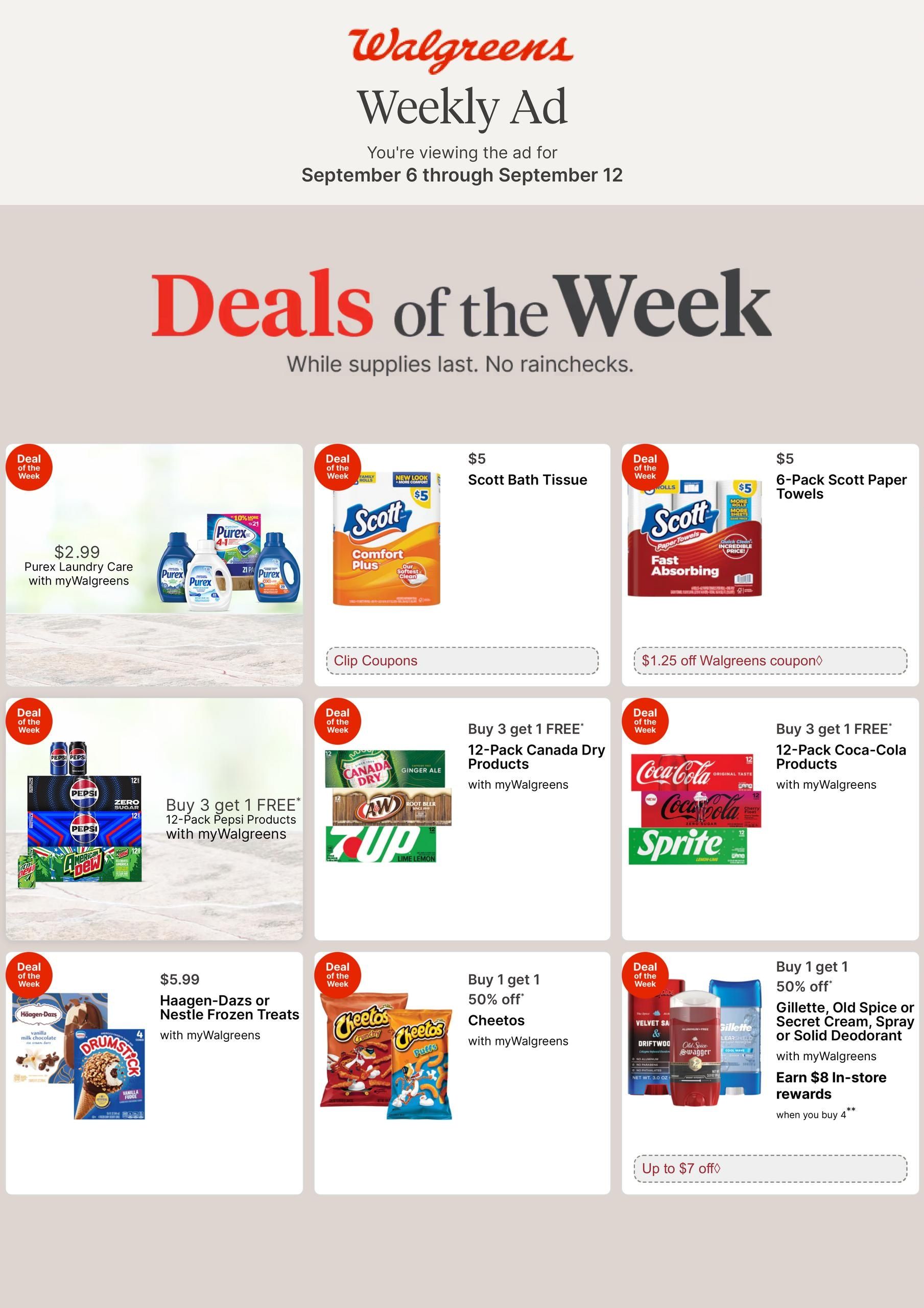 Walgreens (Aiea Area, HI) Weekly Ad September 6 - 12, 2026