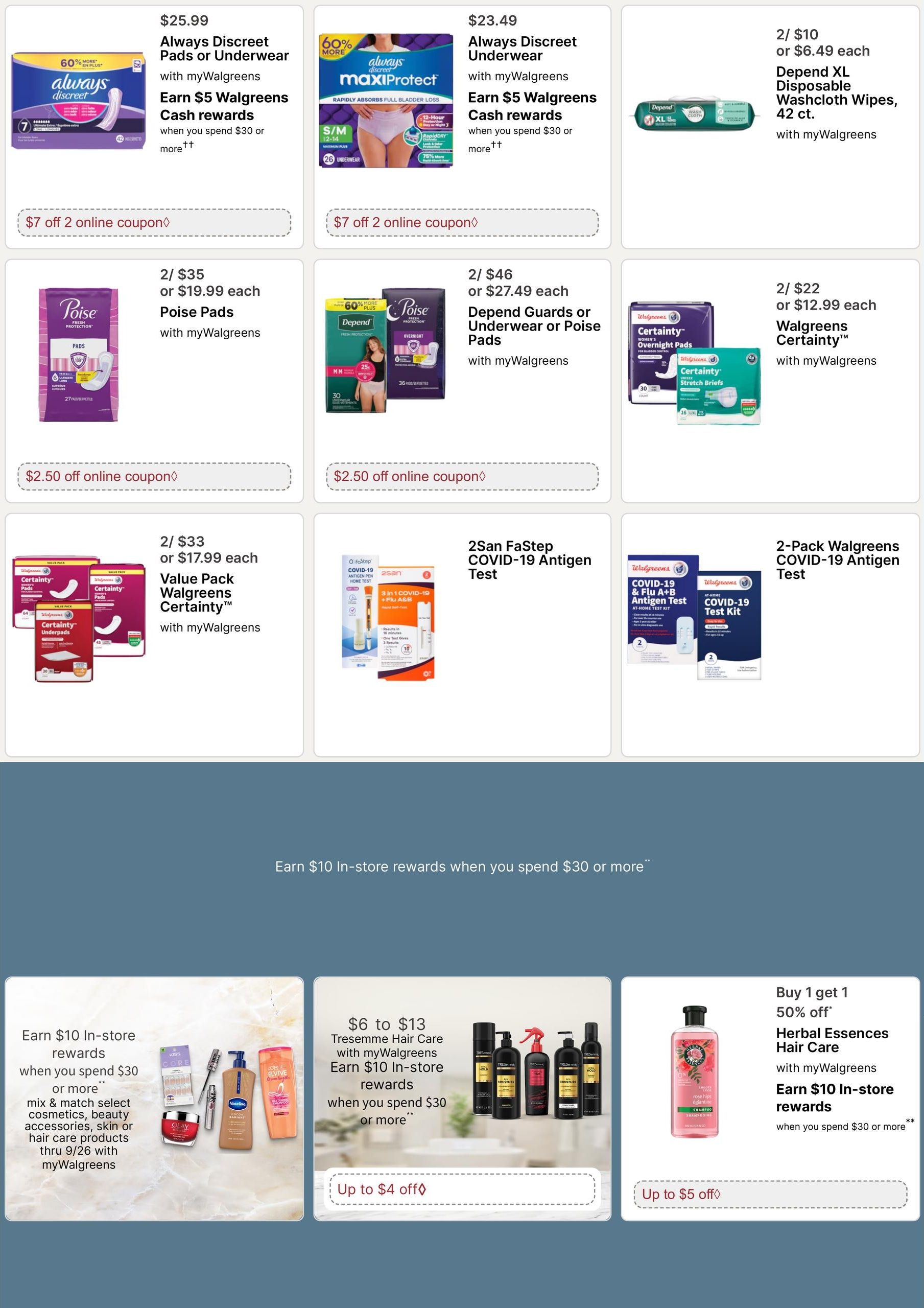 Walgreens (Aiea Area, HI) Weekly Ad September 6 - 12, 2026