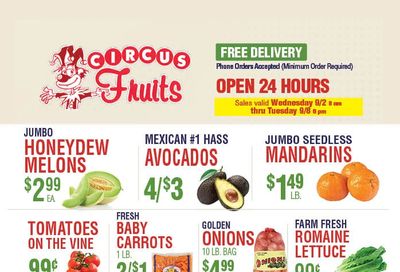 Circus Fruits (New York) Weekly Ad September 2 - 8, 2026