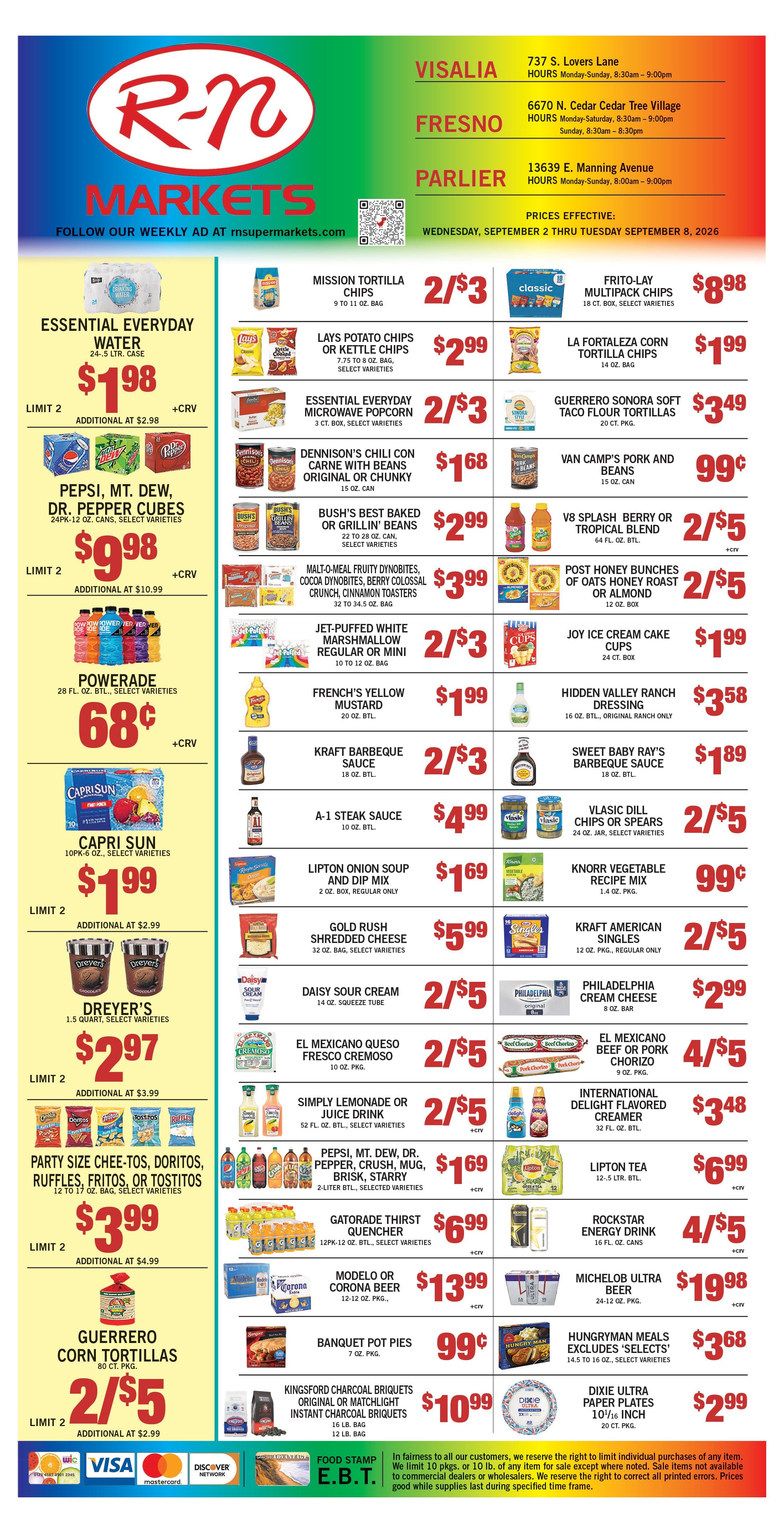R-N Market Weekly Ad September 2 - 8, 2026