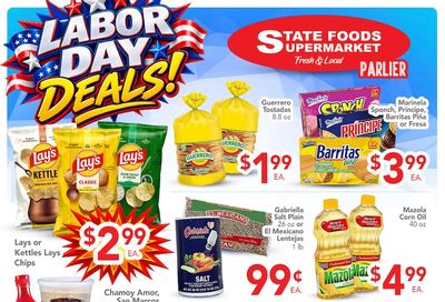 State Foods Supermarket (Parlier, CA) Weekly Ad September 2 - 8, 2026