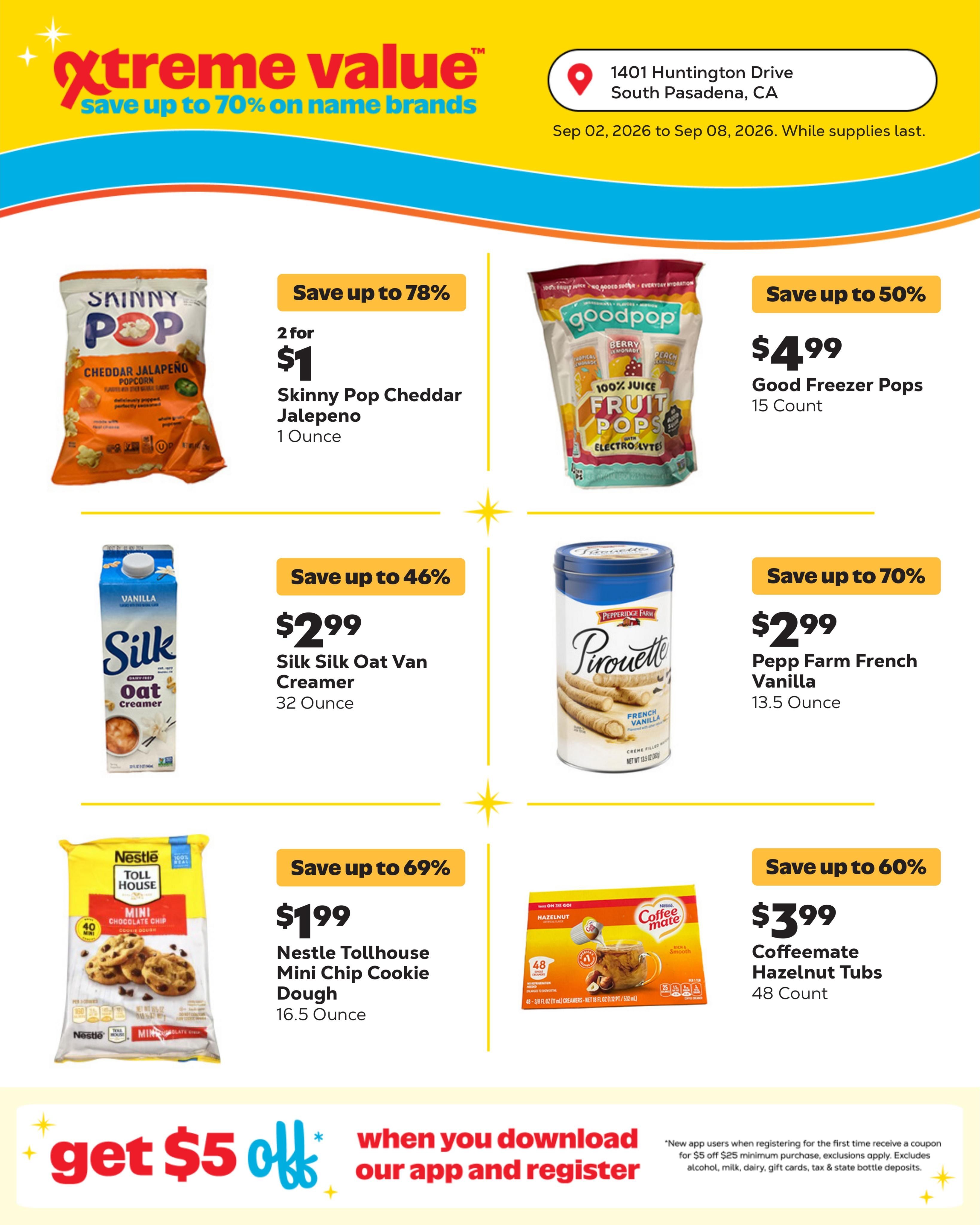 Grocery Outlet (Alhambra-Pasadena Area, CA) Weekly Ad September 2 - 8, 2026