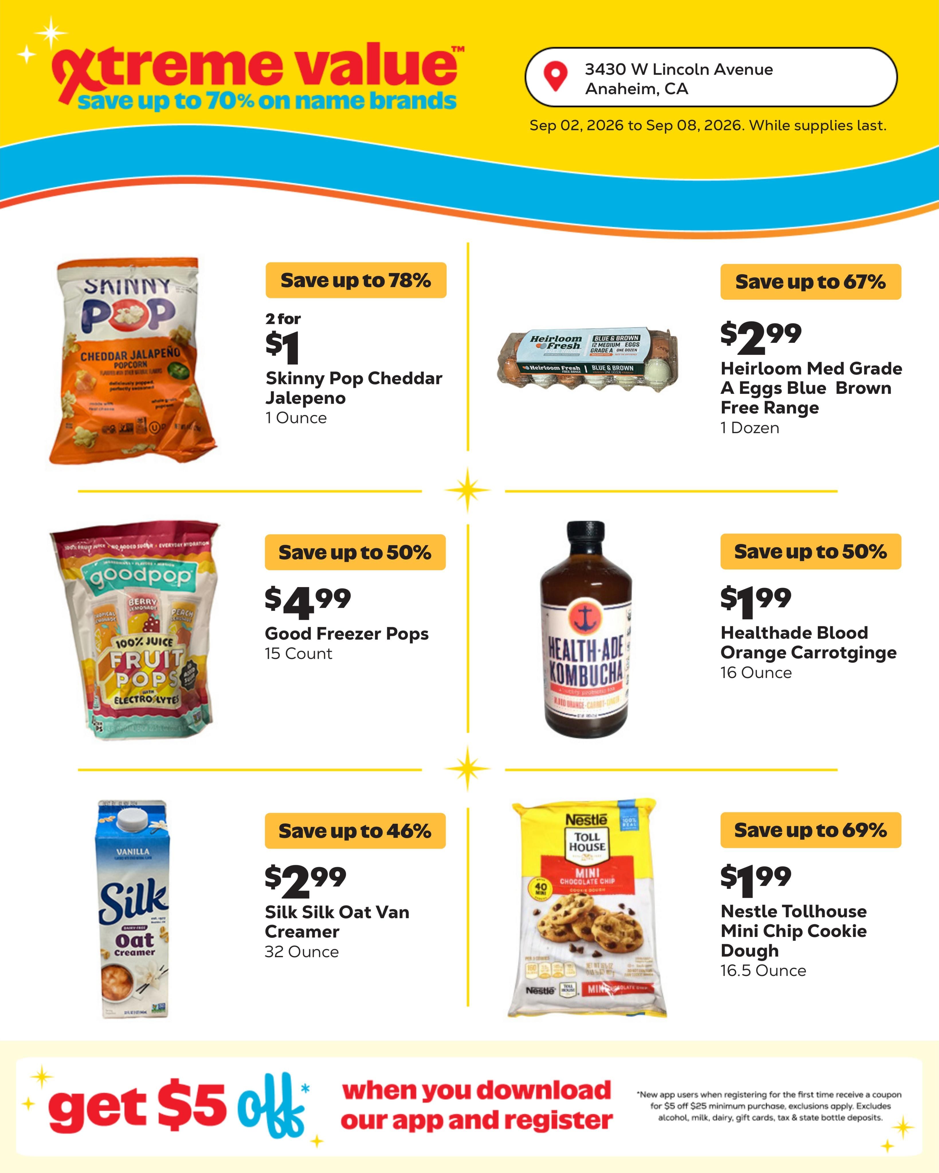 Grocery Outlet (Anaheim-Garden Grove Area, CA) Weekly Ad September 2 - 8, 2026