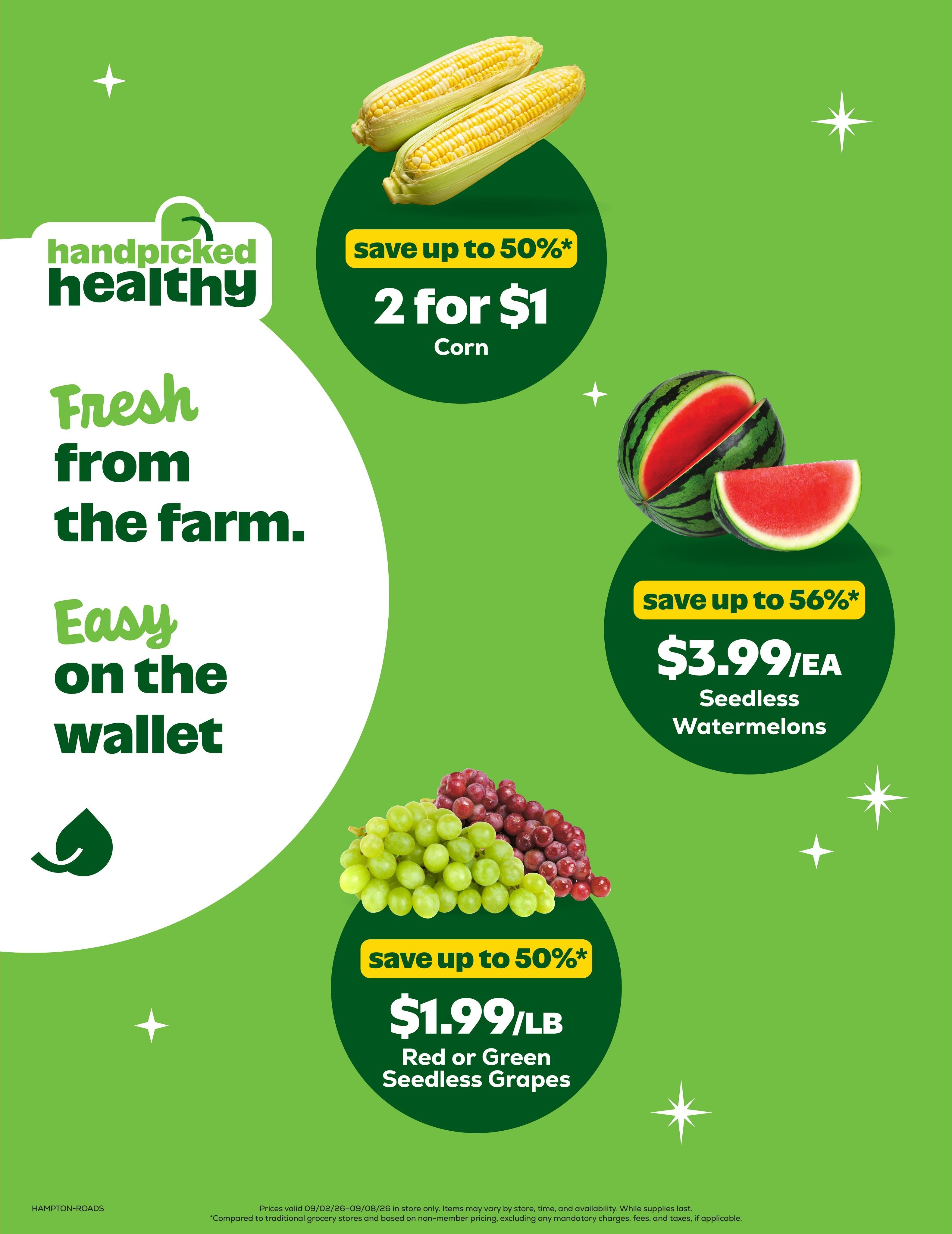 Grocery Outlet (Chesapeake-Norfolk Area, VA) Weekly Ad September 2 - 8, 2026
