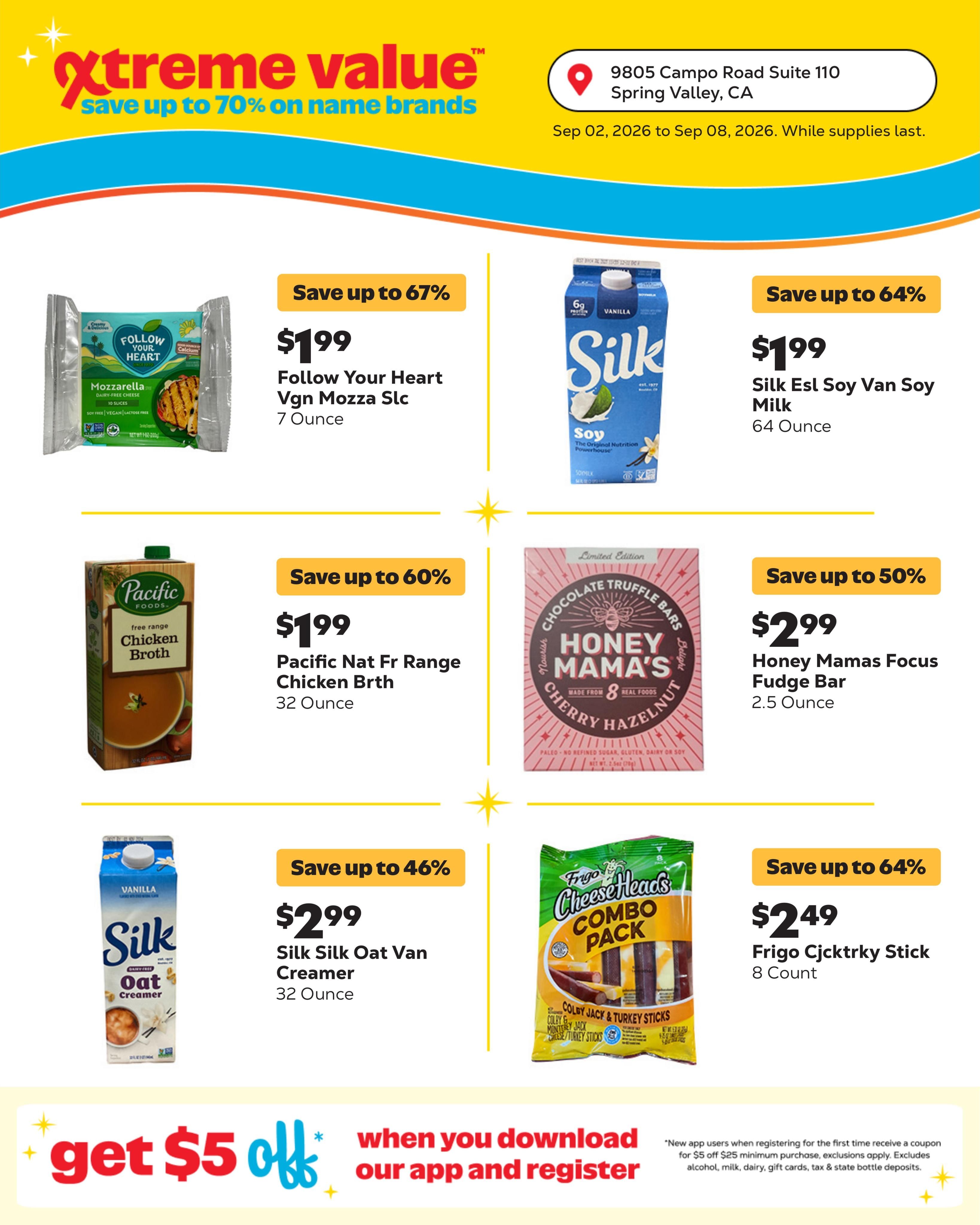 Grocery Outlet (Chula Vista-El Cajon Area, CA) Weekly Ad September 2 - 8, 2026