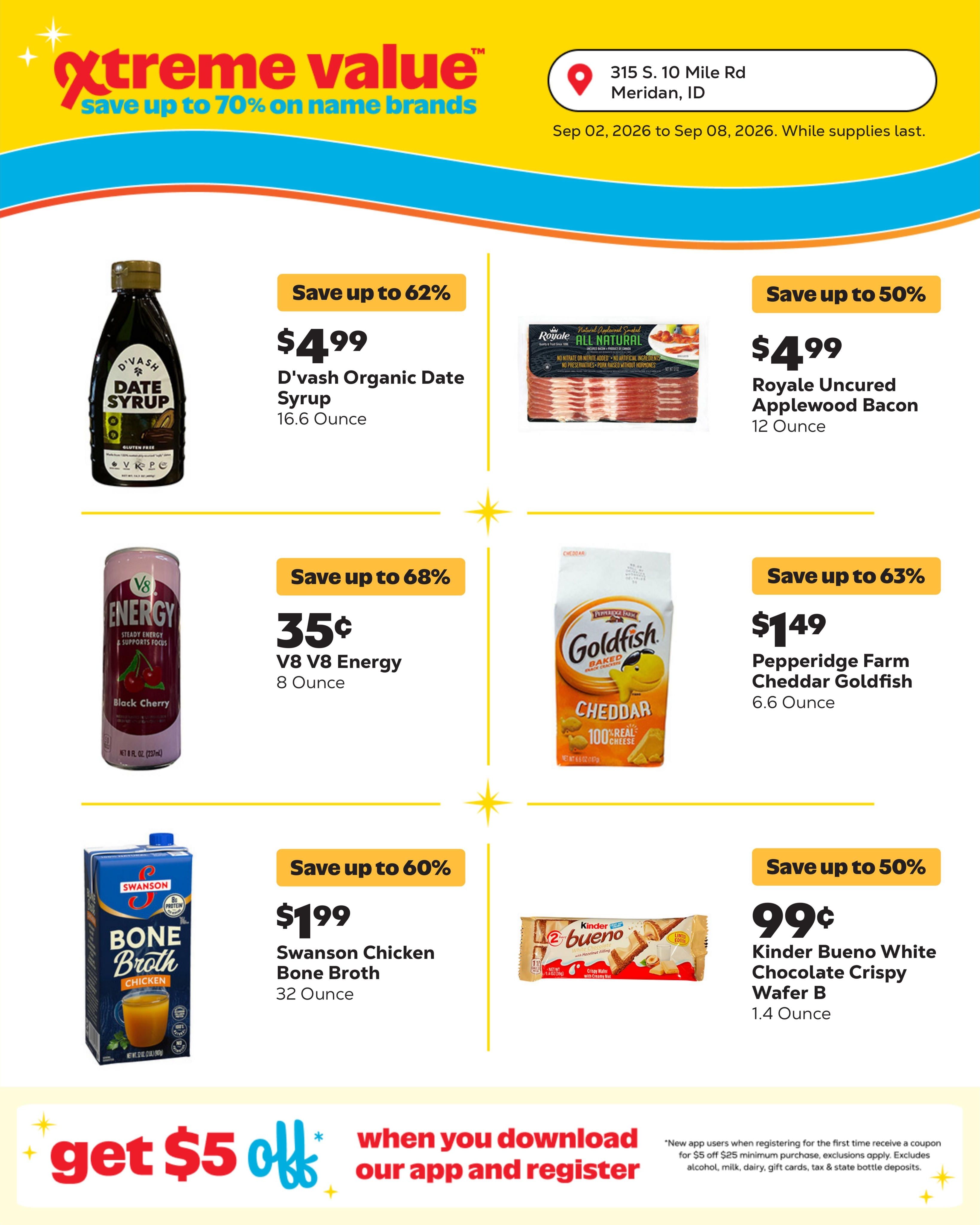 Grocery Outlet (Meridian Area, ID) Weekly Ad September 2 - 8, 2026
