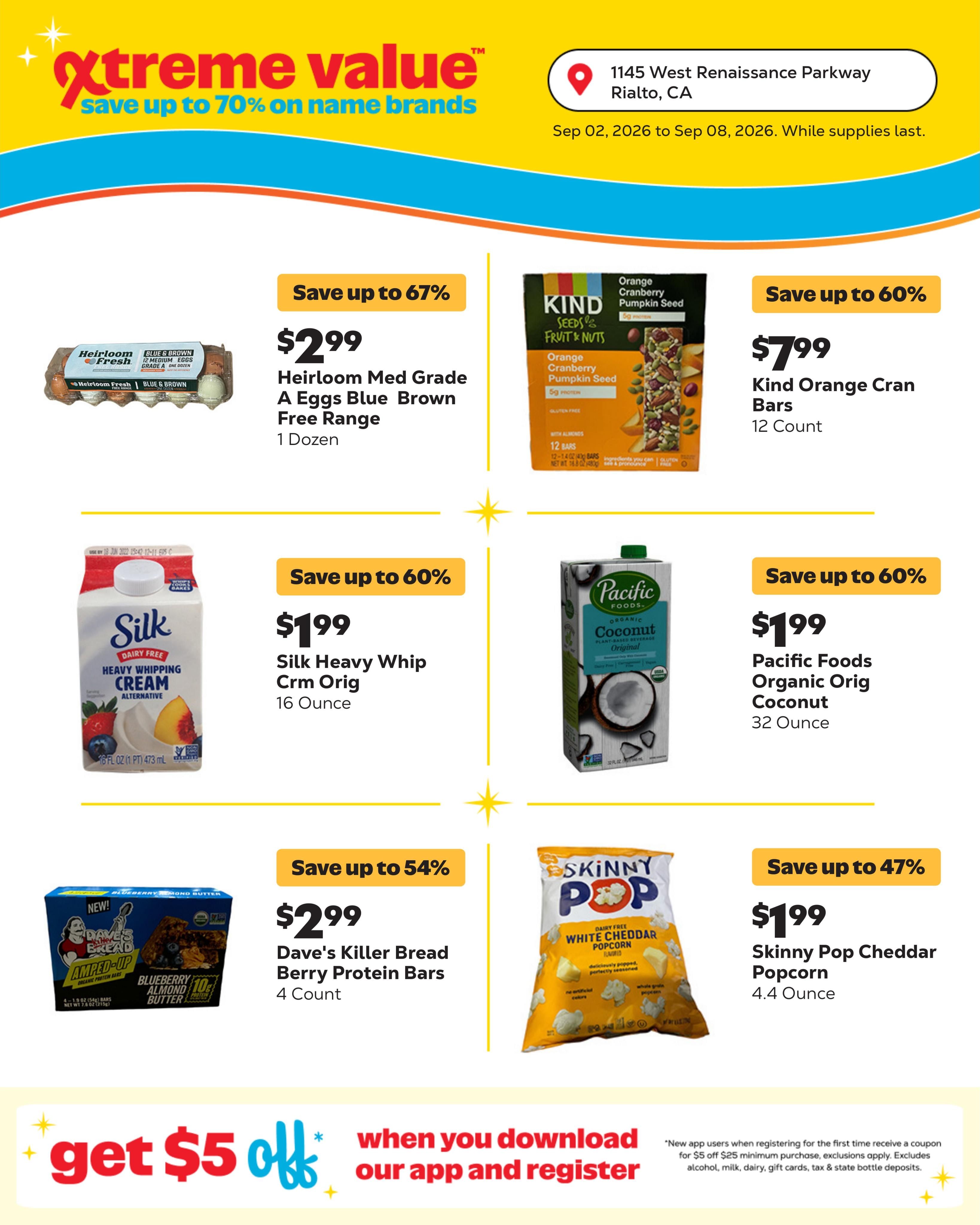 Grocery Outlet (Rialto-San Bernardino Area, CA) Weekly Ad September 2 - 8, 2026