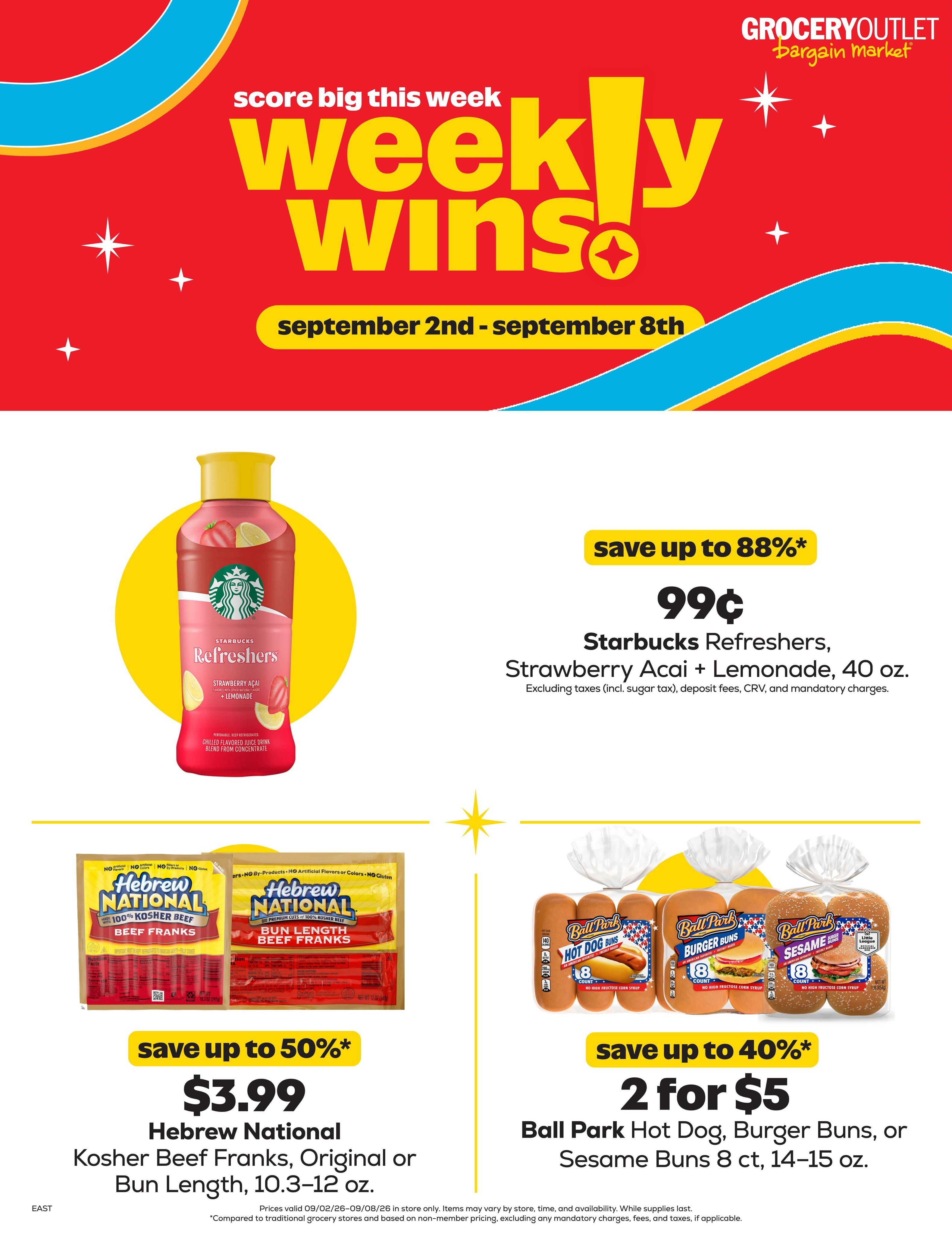 Grocery Outlet (Salisbury Area, MD) Weekly Ad September 2 - 8, 2026