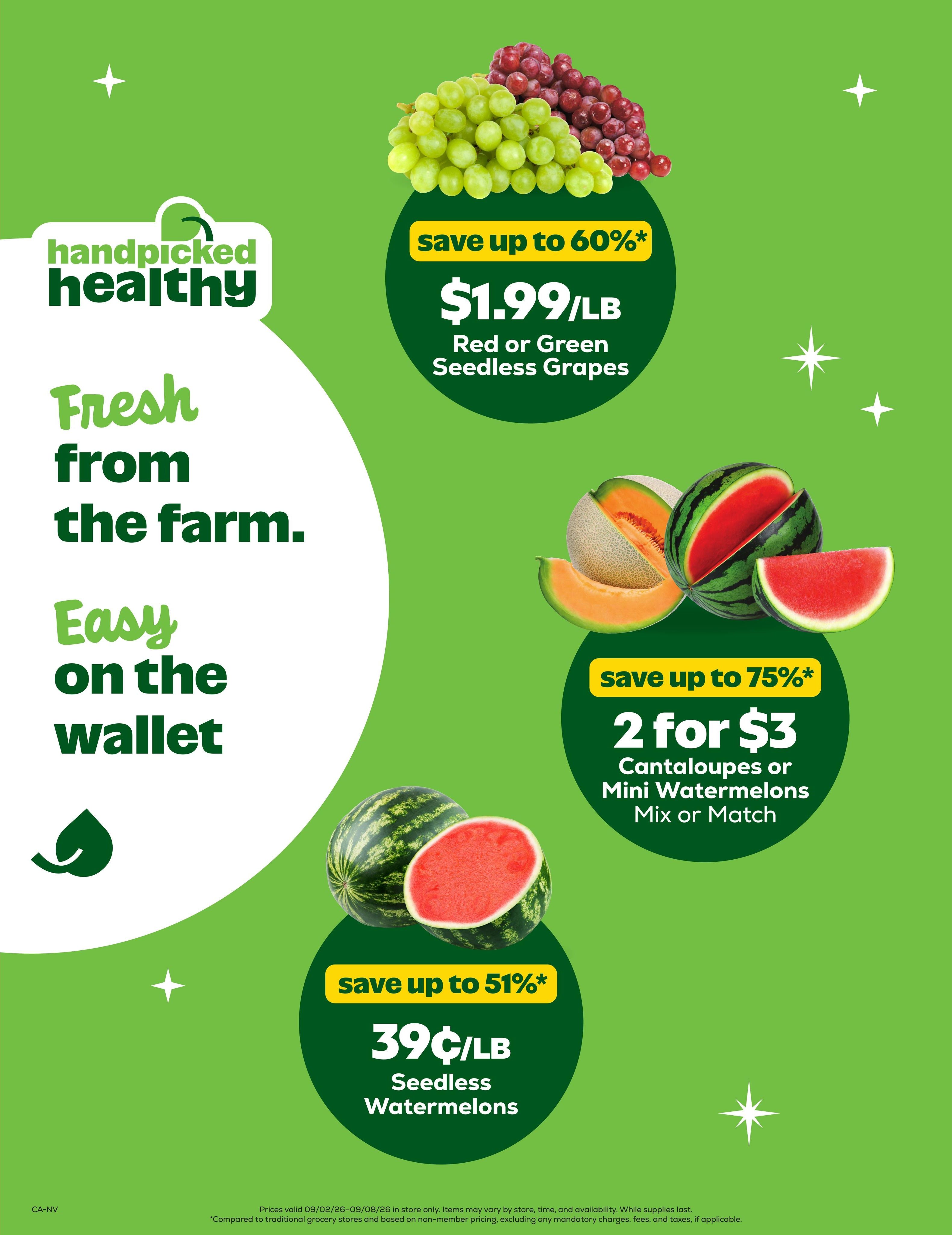 Grocery Outlet (San Diego Area, CA) Weekly Ad September 2 - 8, 2026