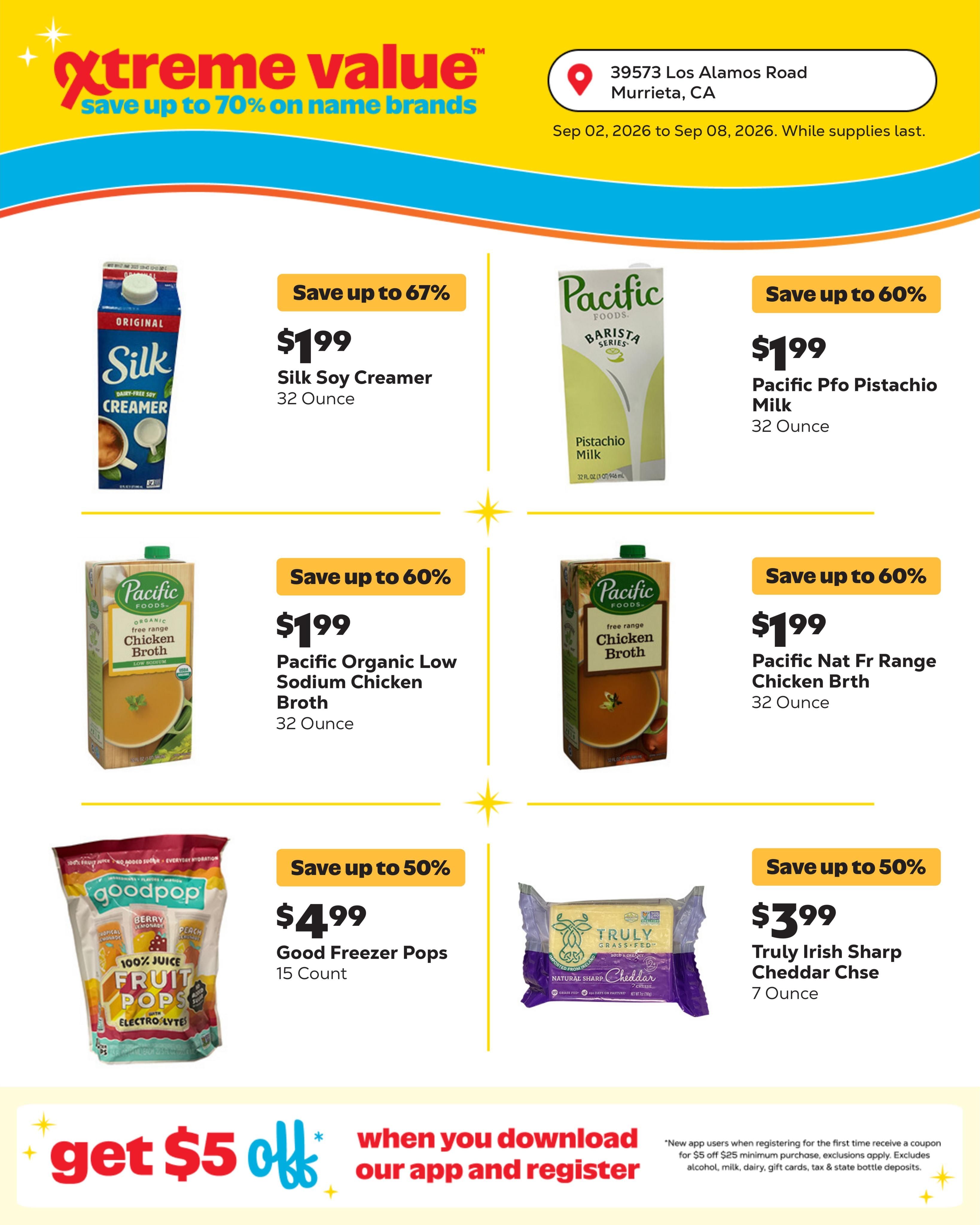 Grocery Outlet (Temecula Area, CA) Weekly Ad September 2 - 8, 2026