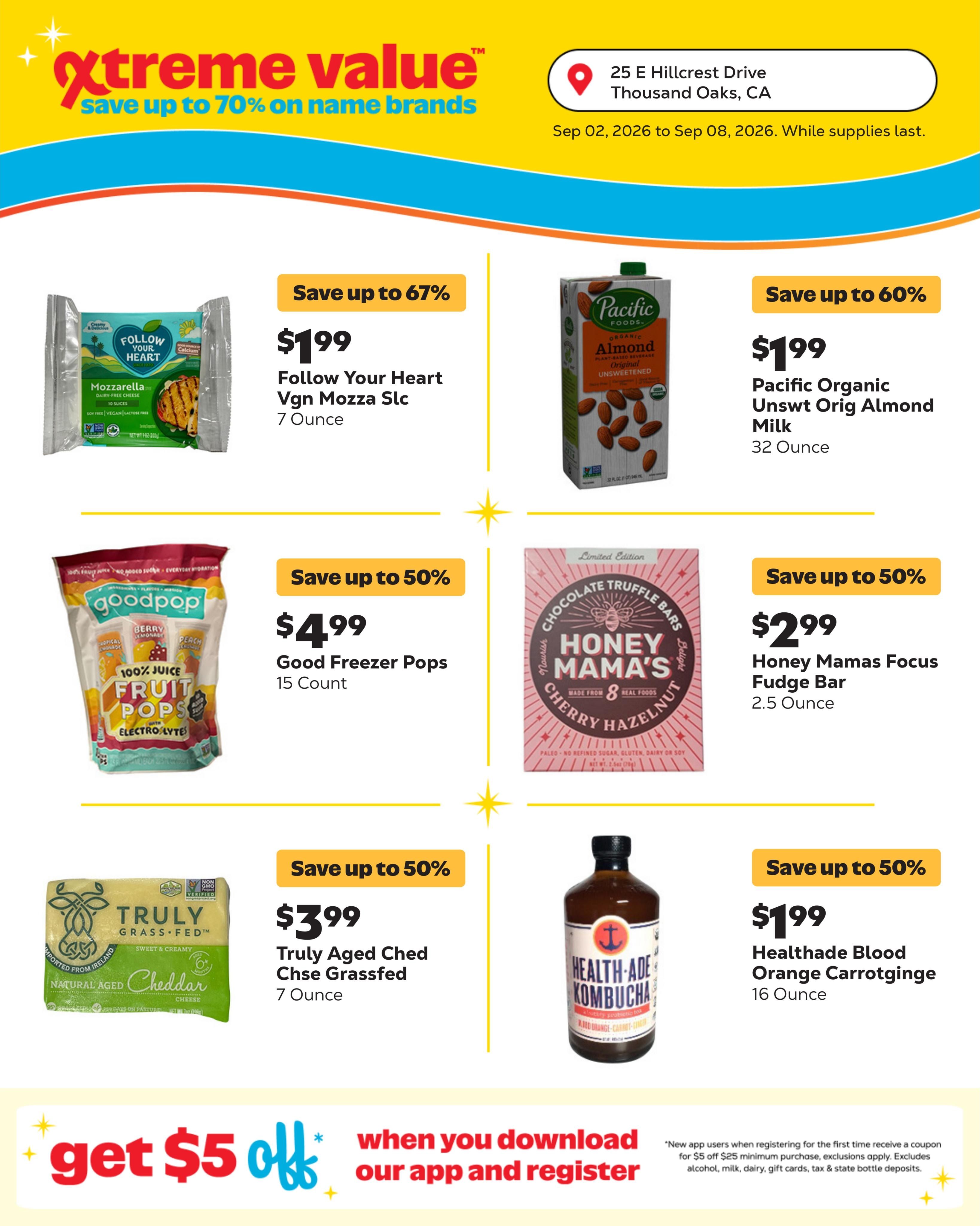 Grocery Outlet (Thousand Oaks Area, CA) Weekly Ad September 2 - 8, 2026