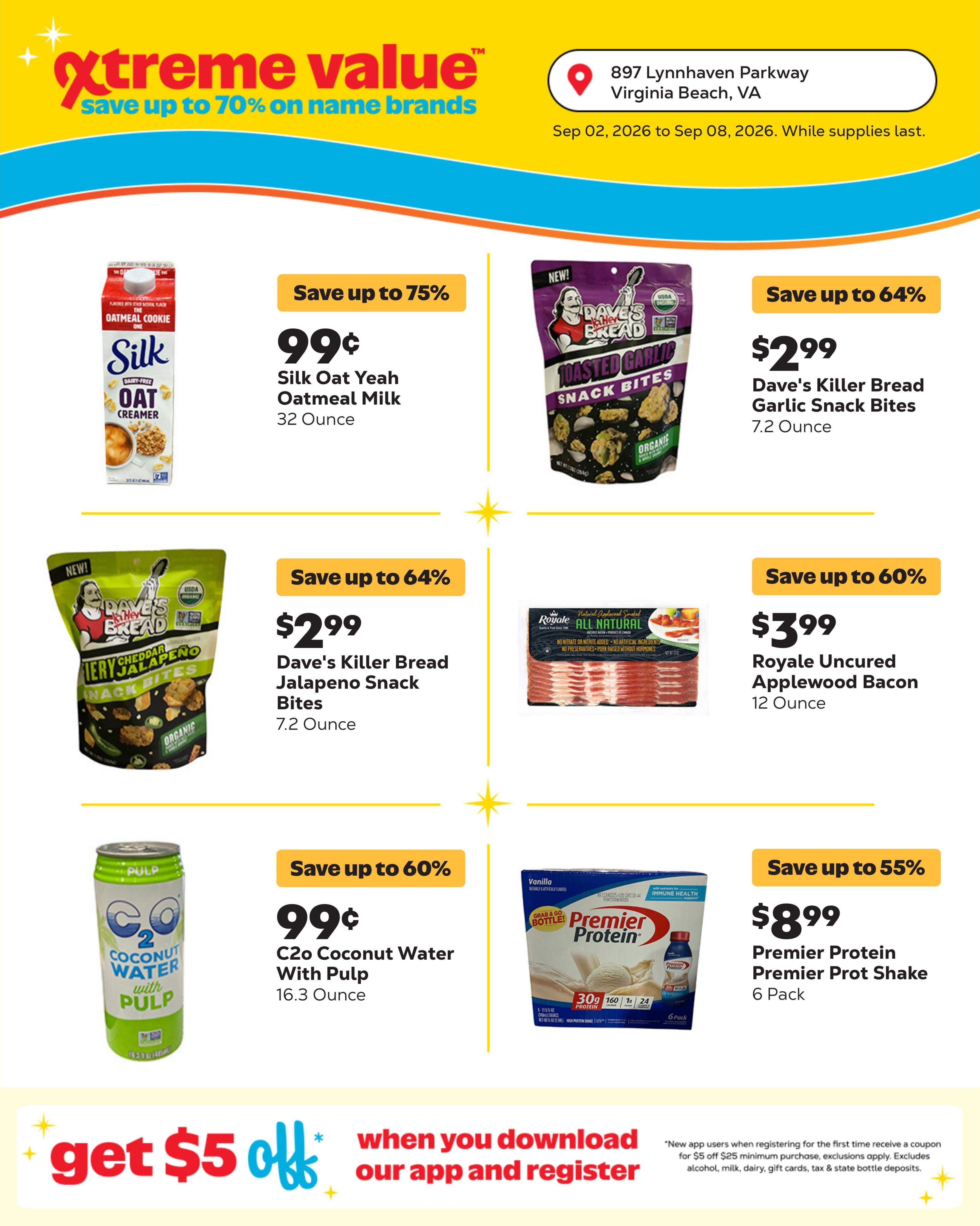 Grocery Outlet (Virginia Beach Area, VA) Weekly Ad September 2 - 8, 2026