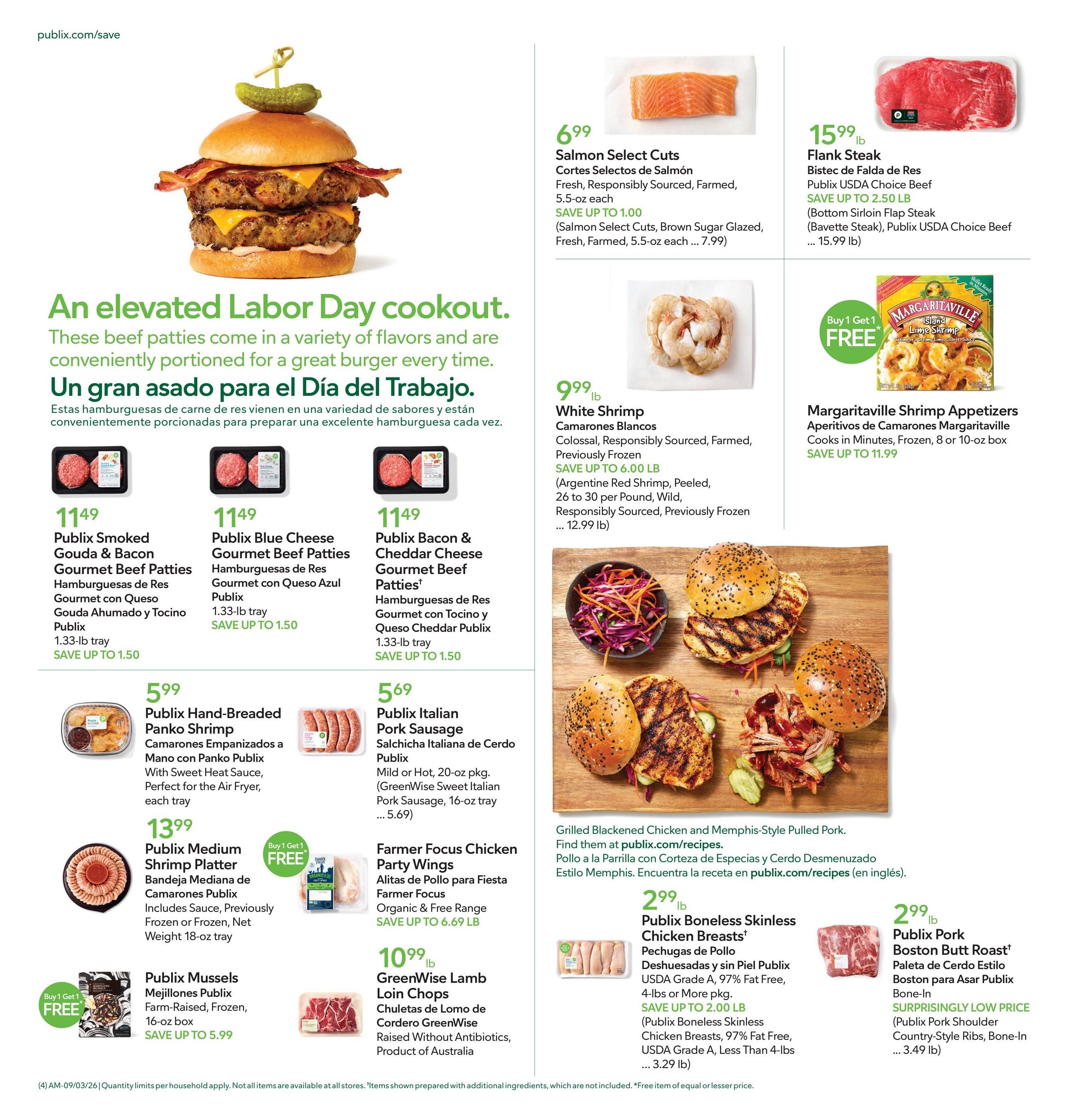 Publix (Atlanta Area, GA) Anuncio Semanal Español Weekly Ad September 2 - 8, 2026