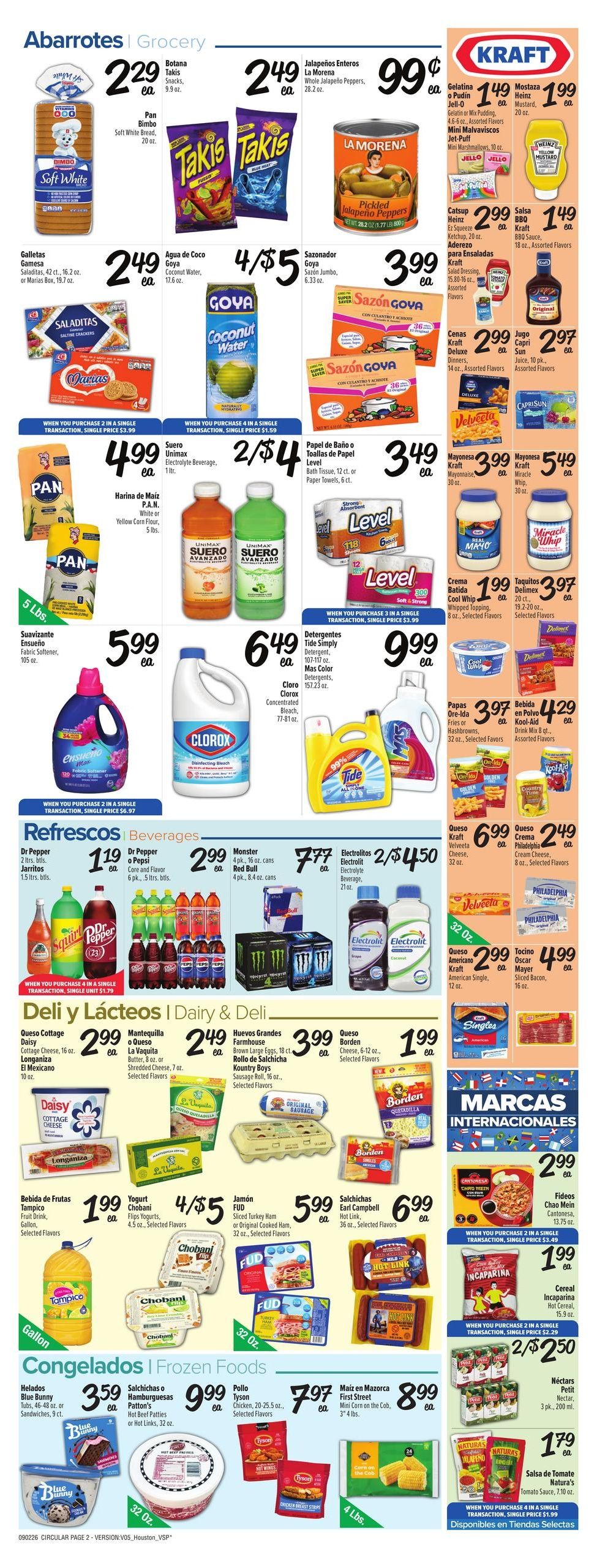 Fiesta Mart (Baytown Area, TX) Weekly Ad September 2 - 8, 2026