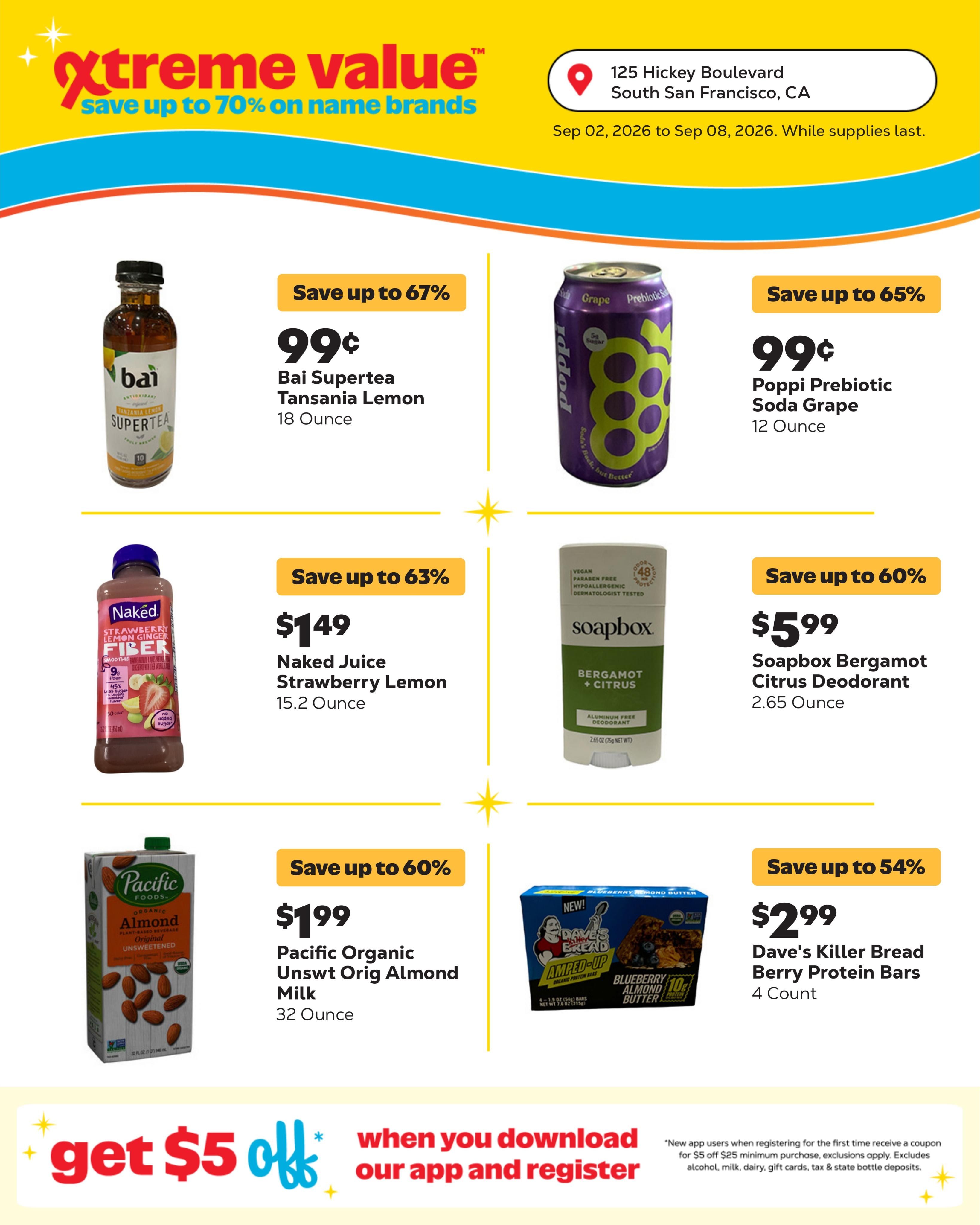 Grocery Outlet (Daly City Area, CA) Weekly Ad September 2 - 8, 2026